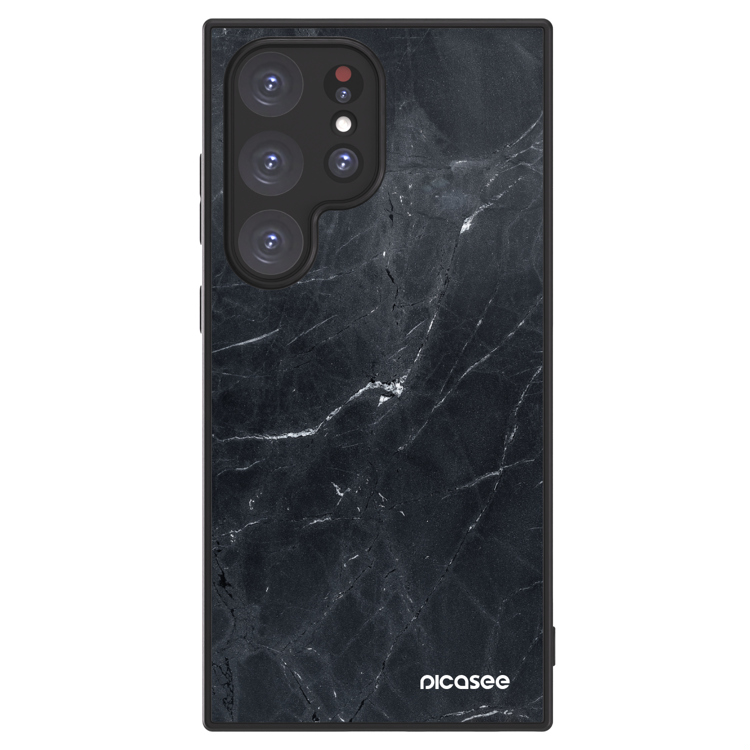 Picasee ULTIMATE CASE PowerShare Samsung Galaxy S24 Ultra S928B 5G - készülékre - Black marble