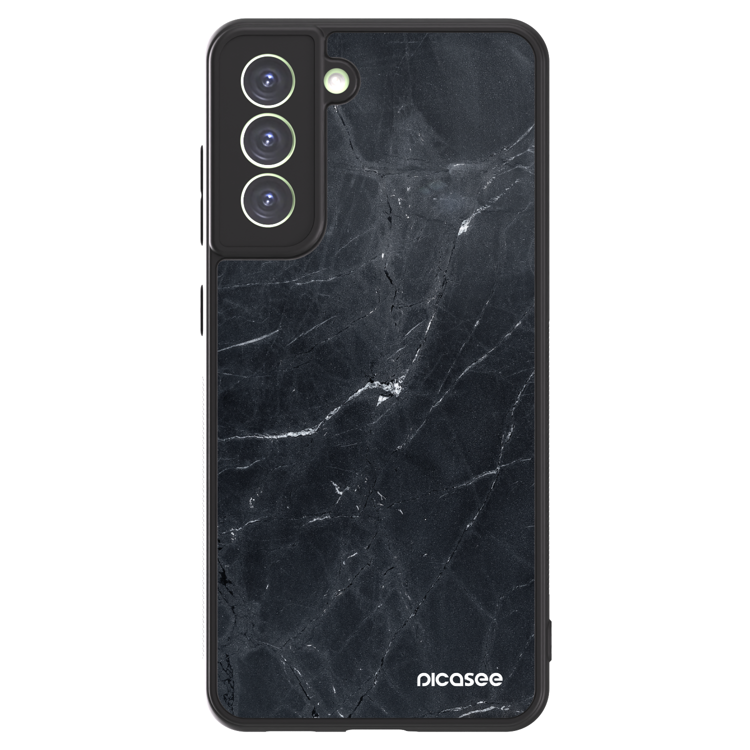 Picasee ULTIMATE CASE PowerShare Samsung Galaxy S21 FE 5G - készülékre - Black marble