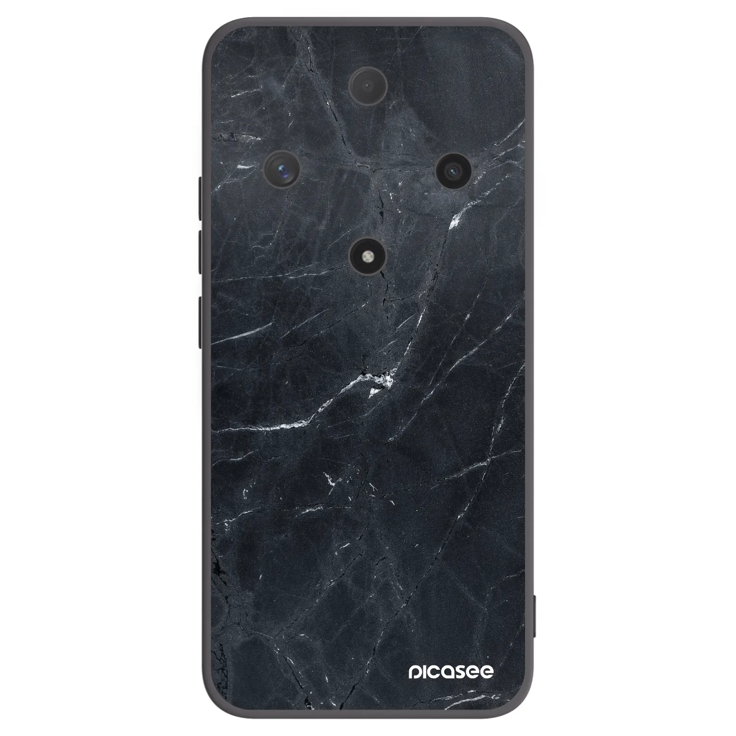 Picasee fekete szilikon tok az alábbi mobiltelefonokra Honor Magic6 Lite 5G - Black marble