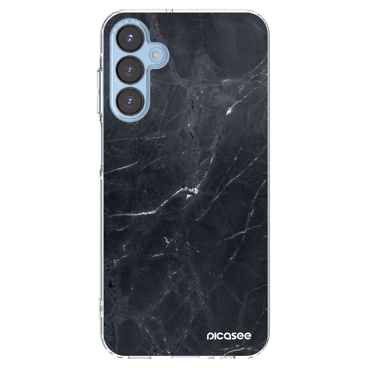 Picasee átlátszó szilikon tok az alábbi mobiltelefonokra Samsung Galaxy A15 A156B 5G - Black marble