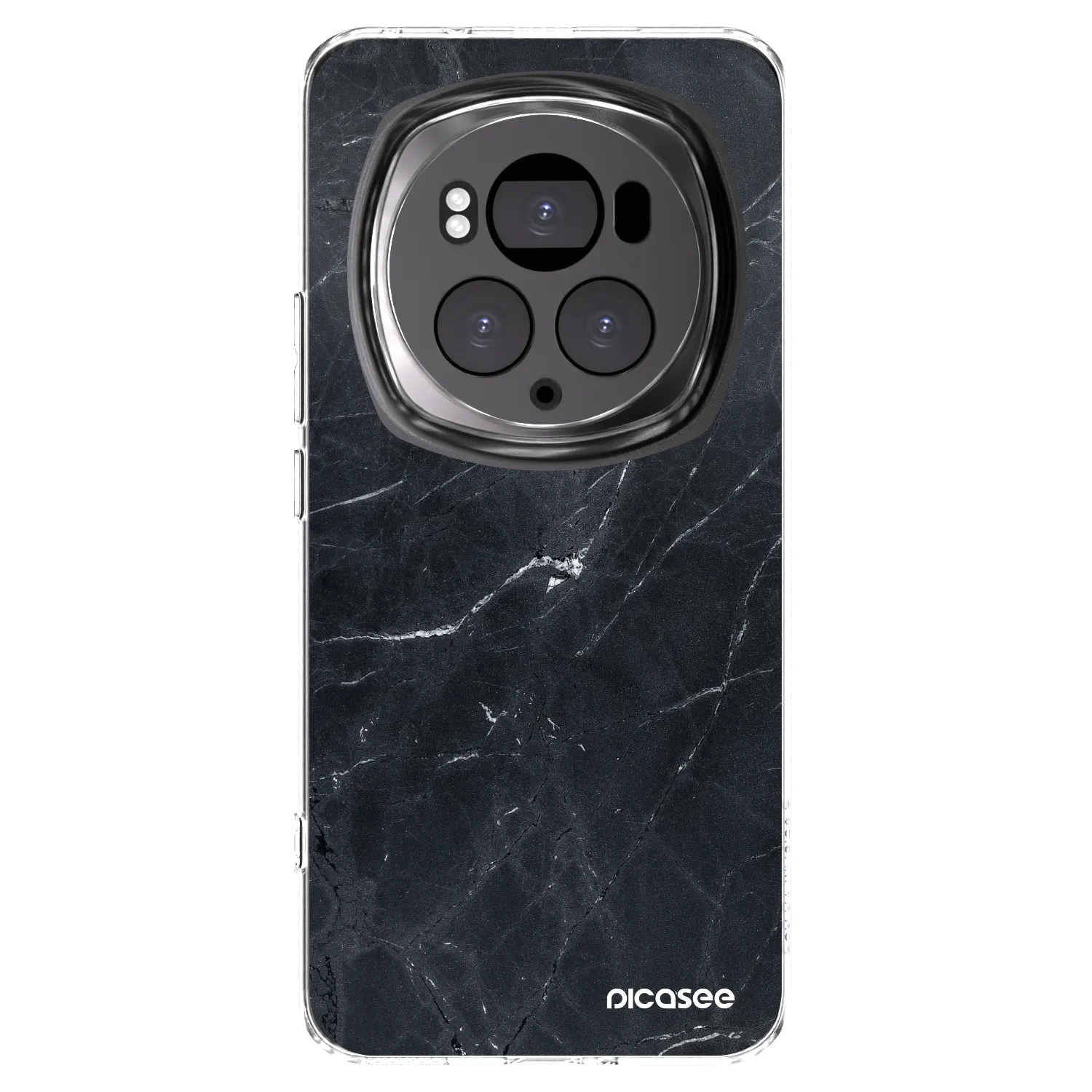 Picasee átlátszó szilikon tok az alábbi mobiltelefonokra Honor Magic6 Pro - Black marble