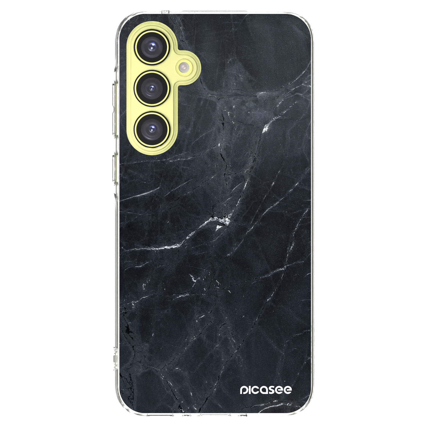 Picasee átlátszó szilikon tok az alábbi mobiltelefonokra Samsung Galaxy A35 5G A356B - Black marble