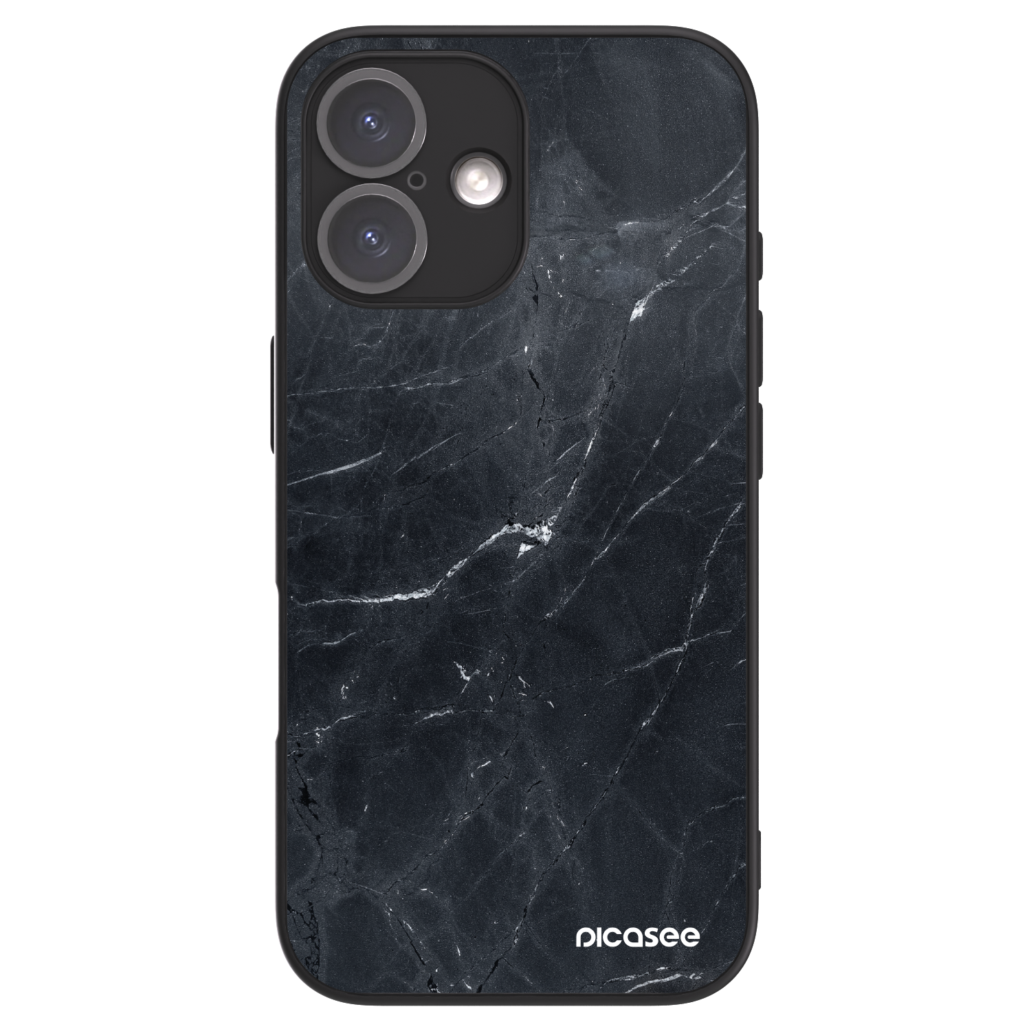 Picasee ULTIMATE CASE Apple iPhone 16 - készülékre - Black marble