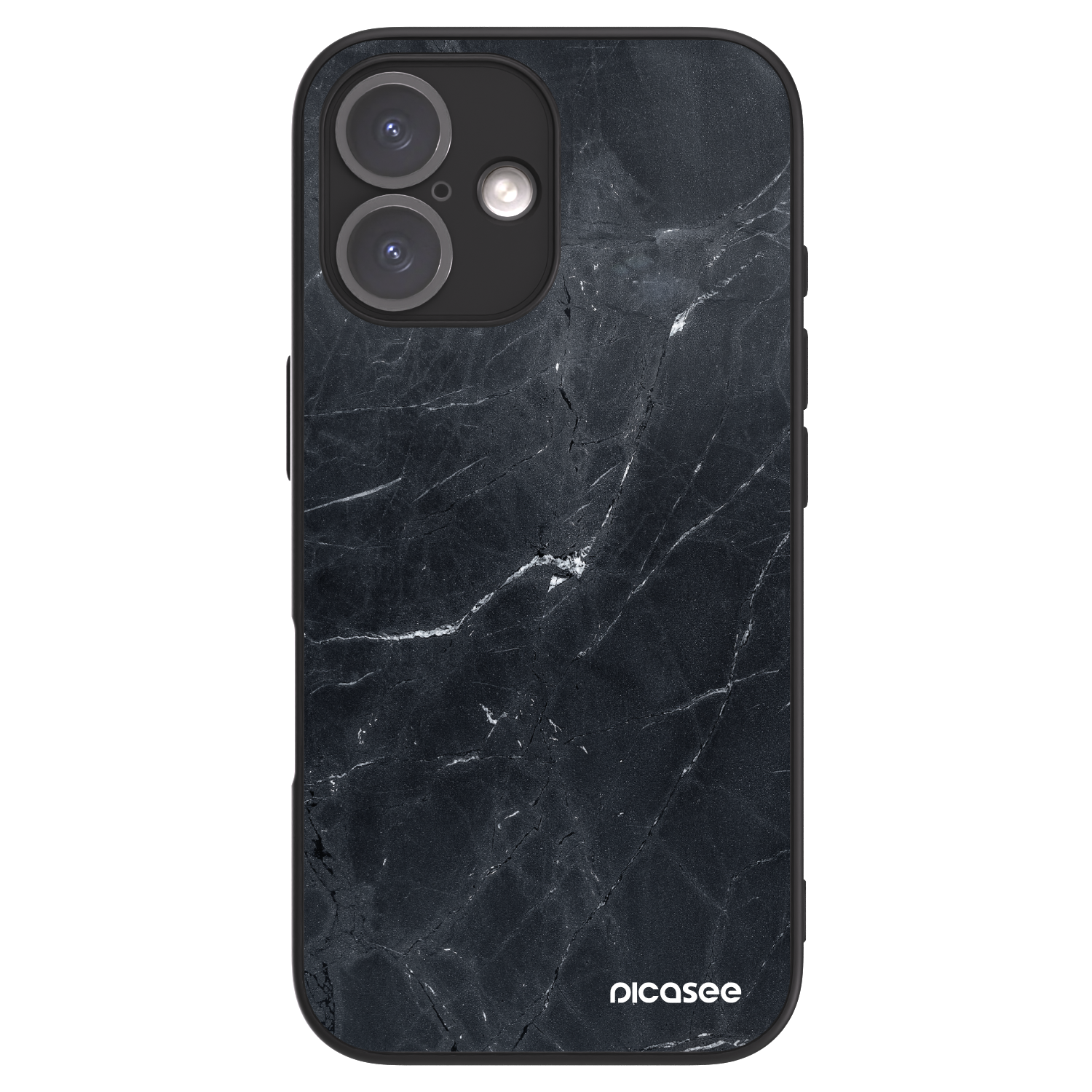Picasee ULTIMATE CASE MagSafe Apple iPhone 16 - készülékre - Black marble