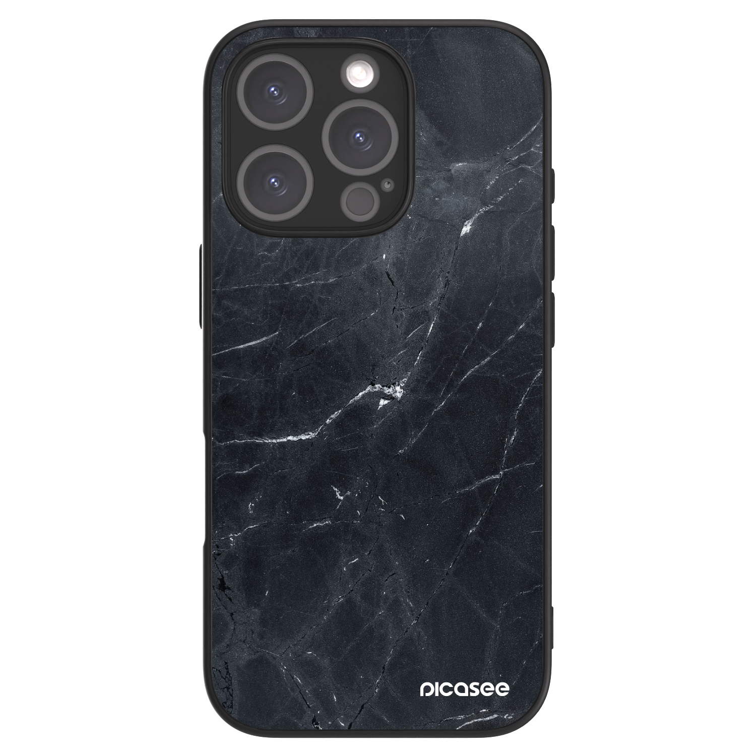 Picasee ULTIMATE CASE Apple iPhone 16 Pro - készülékre - Black marble