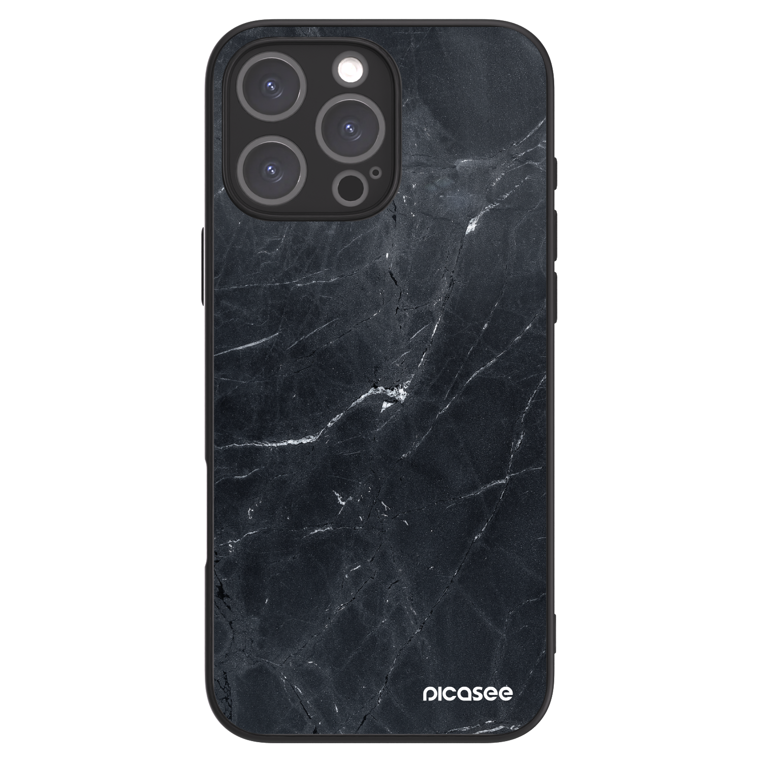 Picasee ULTIMATE CASE MagSafe Apple iPhone 16 Pro Max - készülékre - Black marble