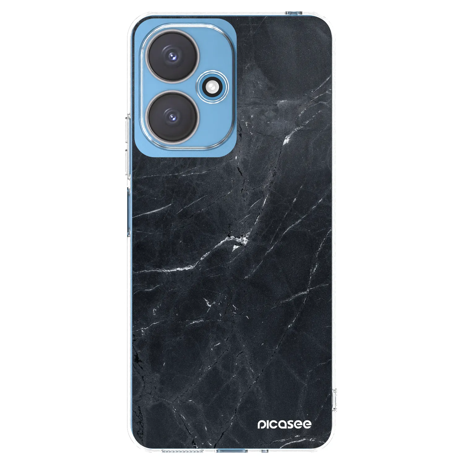 Picasee átlátszó szilikon tok az alábbi mobiltelefonokra Xiaomi Redmi 13C 5G - Black marble