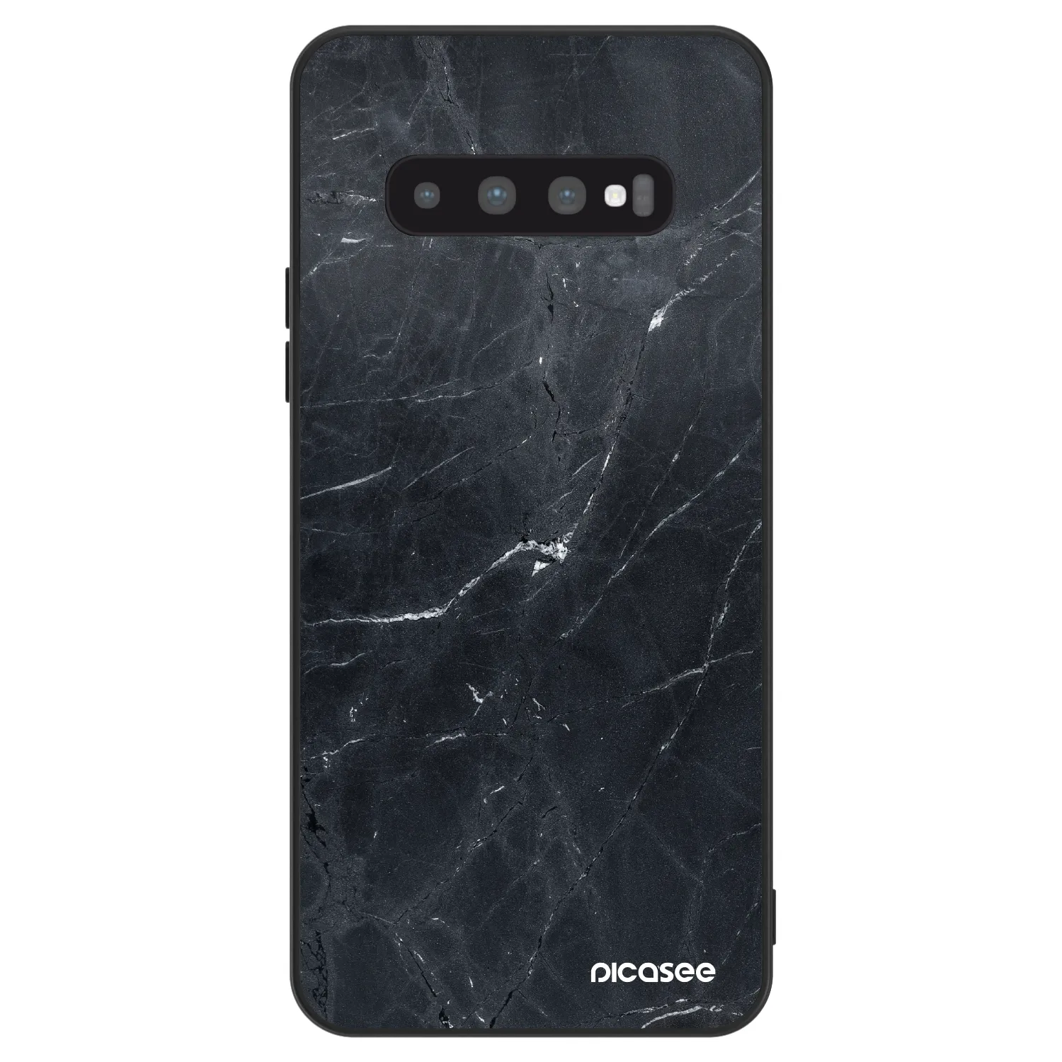 Picasee ULTIMATE CASE Samsung Galaxy S10 Plus G975 - készülékre - Black marble