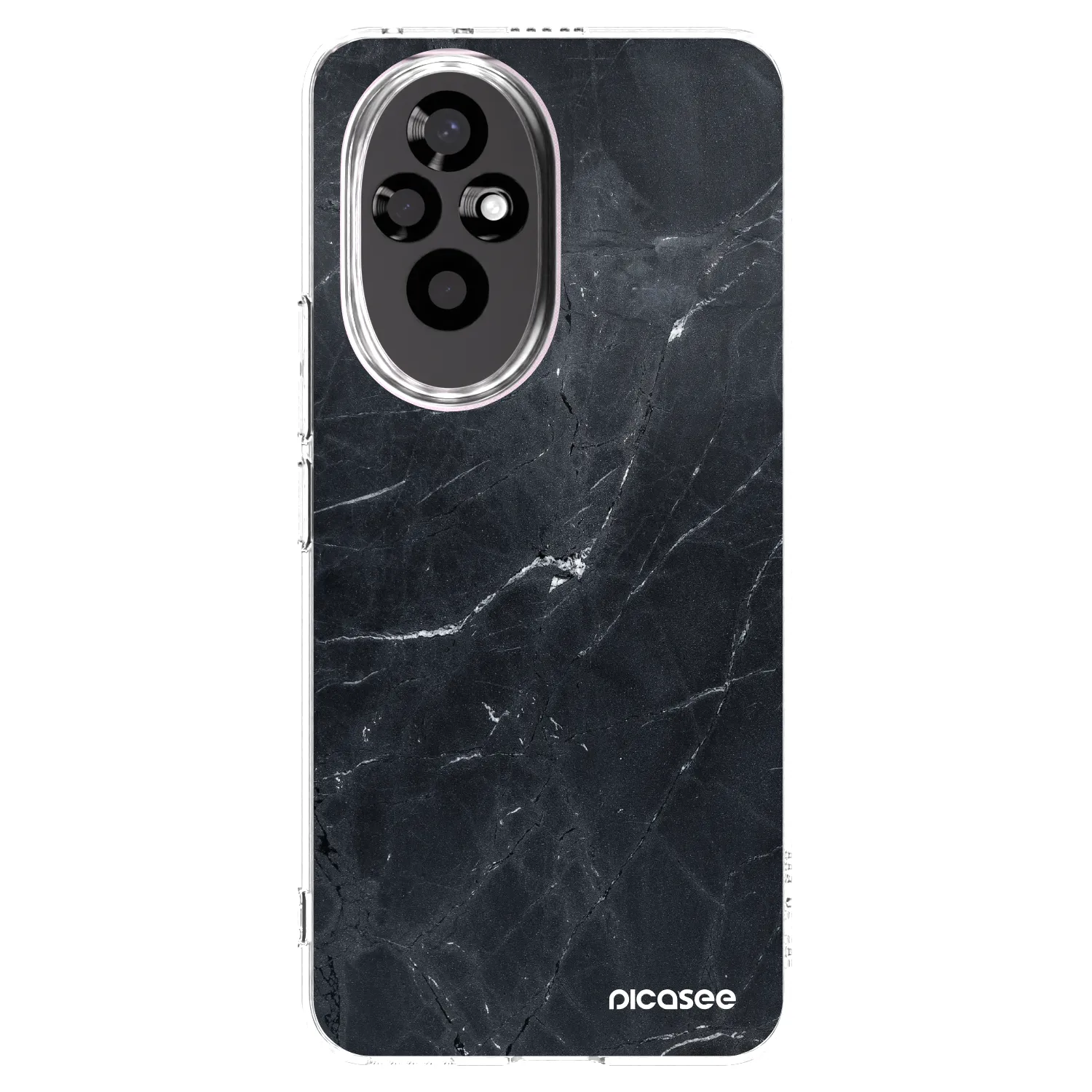 Picasee átlátszó szilikon tok az alábbi mobiltelefonokra Honor 200 Pro 5G - Black marble