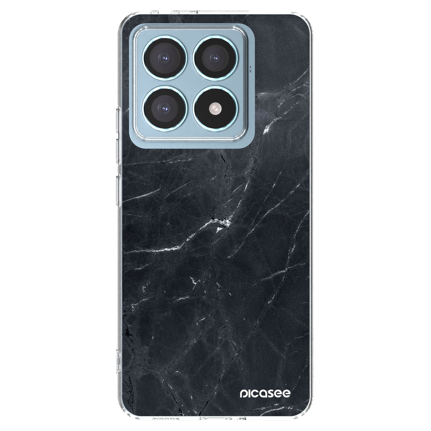 Picasee átlátszó szilikon tok az alábbi mobiltelefonokra Xiaomi 14T Pro - Black marble