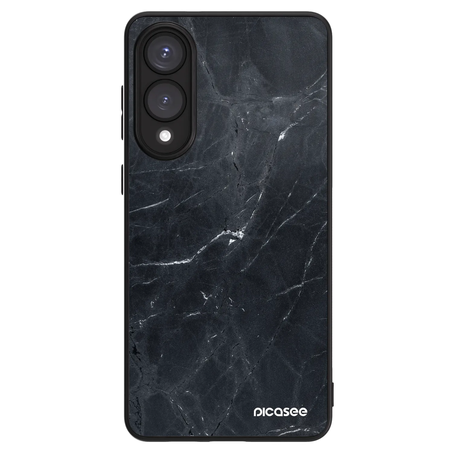 Picasee ULTIMATE CASE PowerShare Samsung Galaxy S25 Edge 5G - készülékre - Black marble