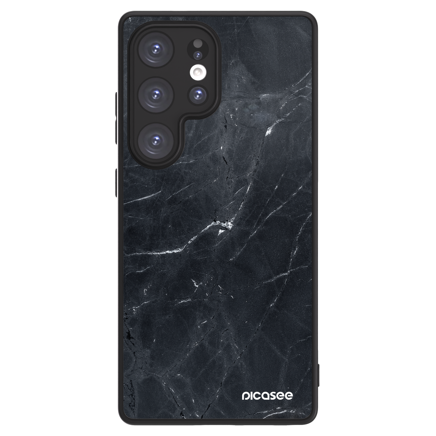 Picasee ULTIMATE CASE PowerShare Samsung Galaxy S25 Ultra 5G - készülékre - Black marble