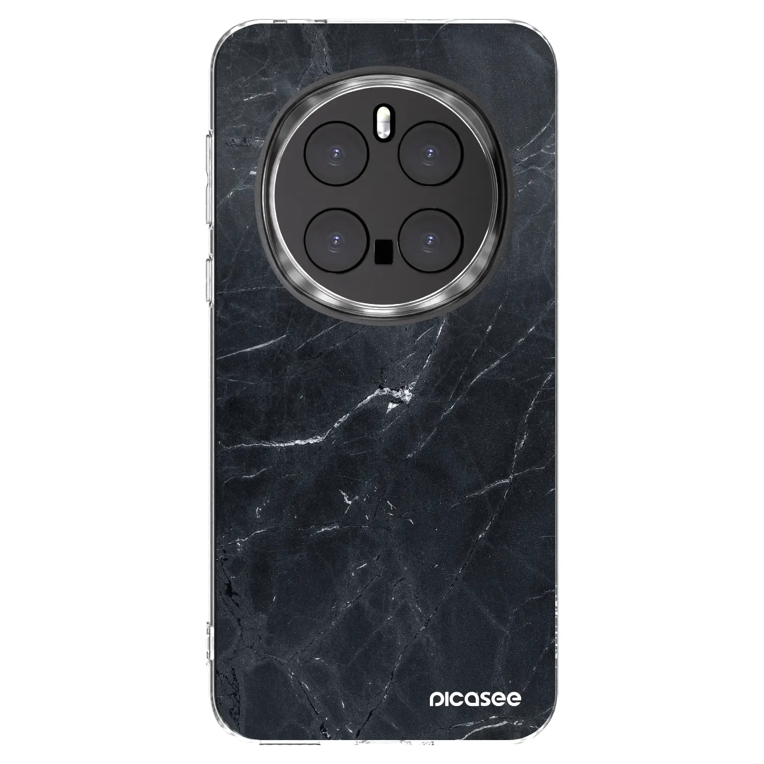 Picasee átlátszó szilikon tok az alábbi mobiltelefonokra Honor Magic7 Pro 5G - Black marble