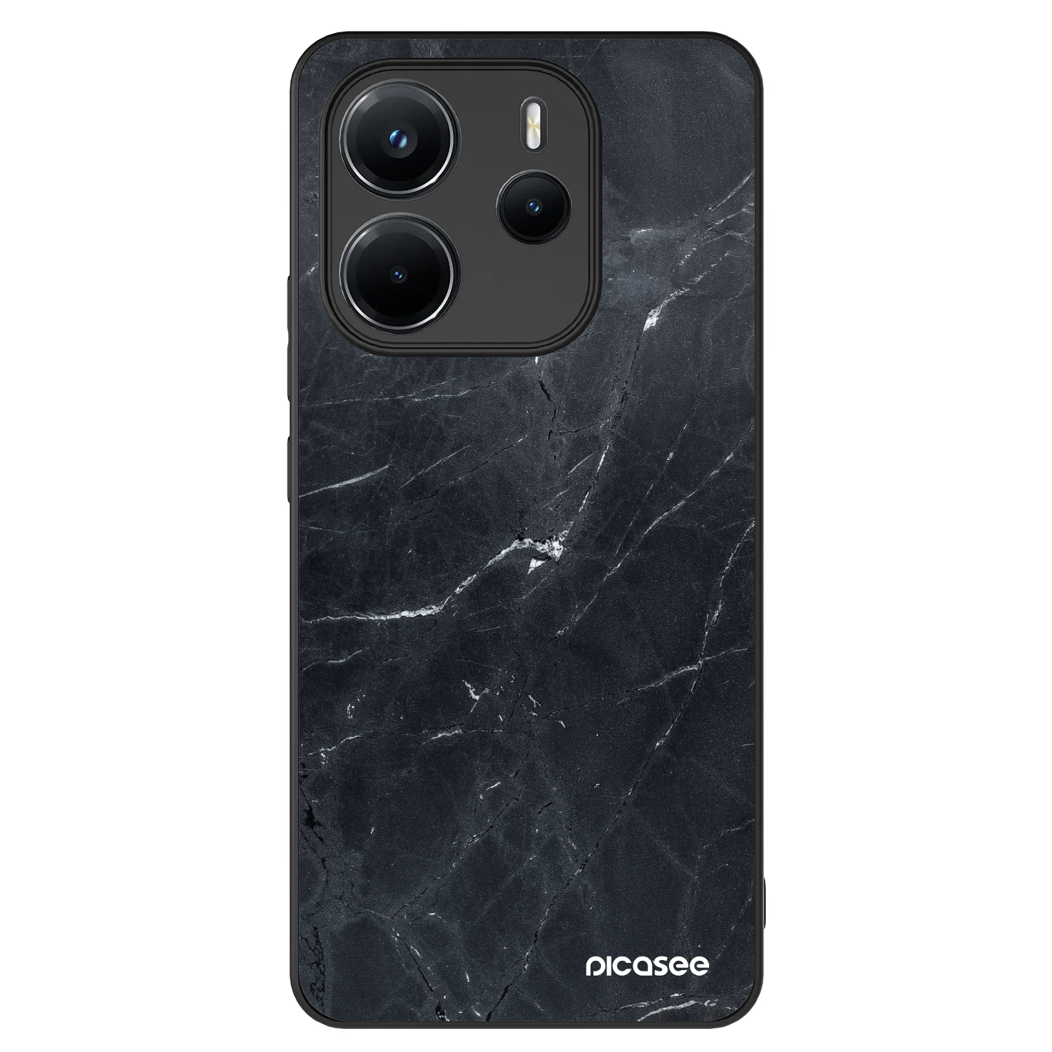 Picasee ULTIMATE CASE Xiaomi Redmi Note 14 4G - készülékre - Black marble