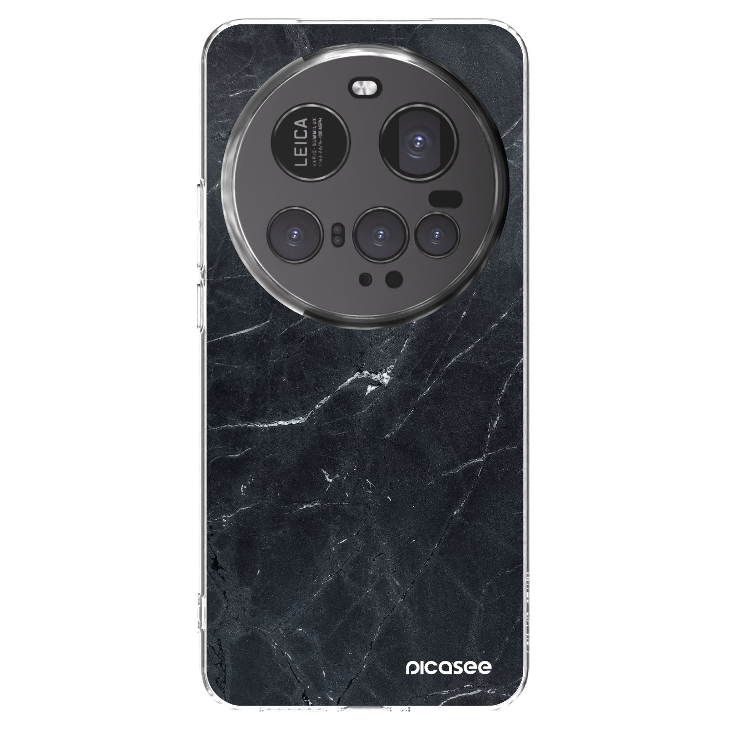 Picasee átlátszó szilikon tok az alábbi mobiltelefonokra Xiaomi 15 Ultra - Black marble