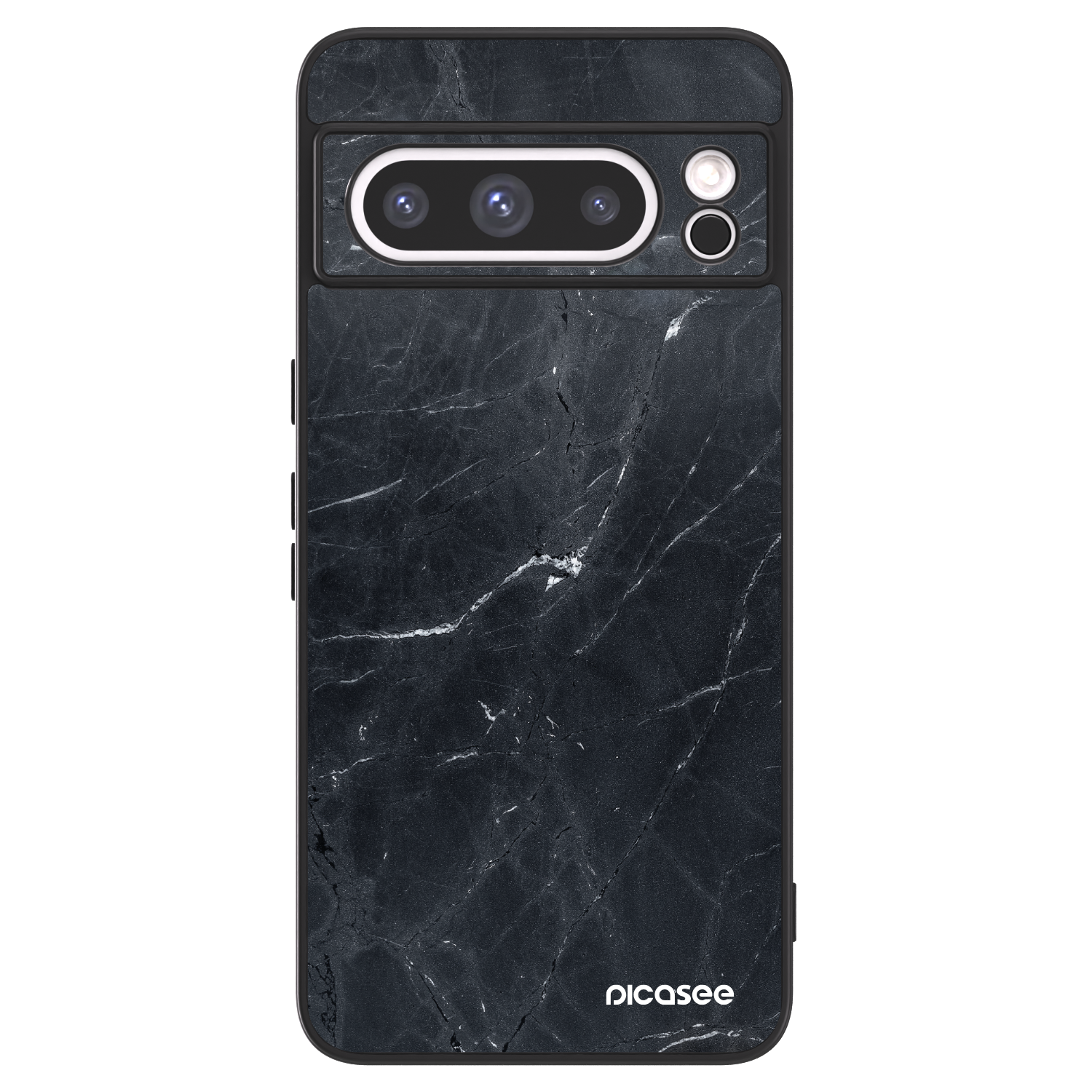 Picasee ULTIMATE CASE Google Pixel 8 Pro - készülékre - Black marble