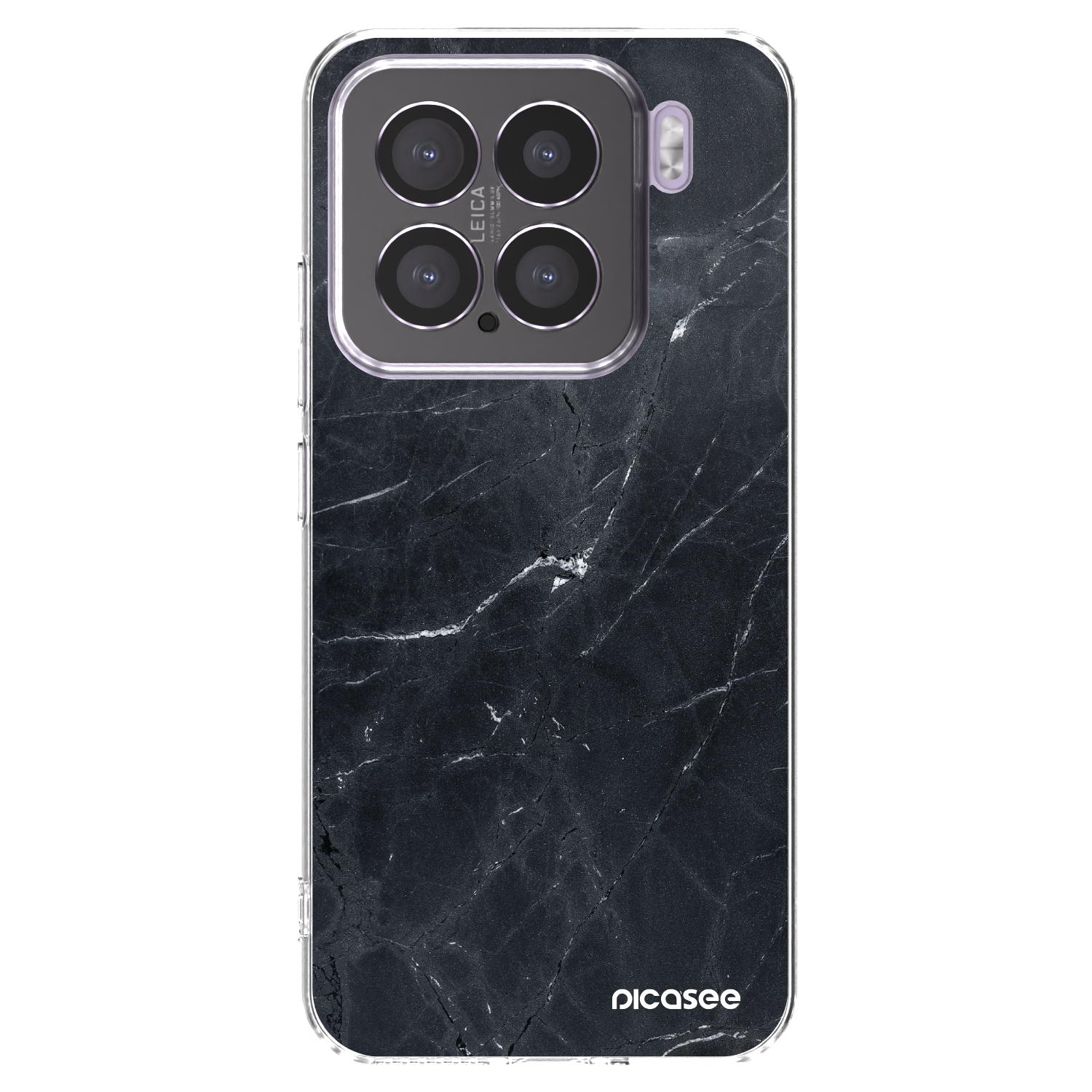 Picasee átlátszó szilikon tok az alábbi mobiltelefonokra Xiaomi 15 - Black marble