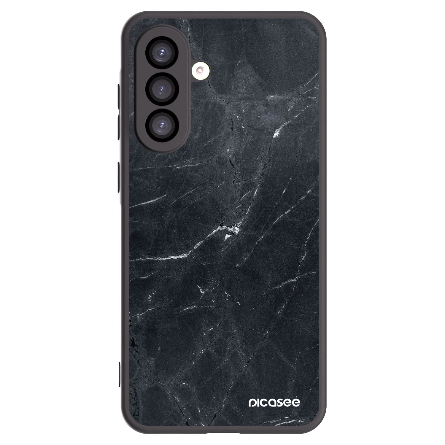 Picasee fekete szilikon tok az alábbi mobiltelefonokra Samsung Galaxy A26 5G A266B - Black marble