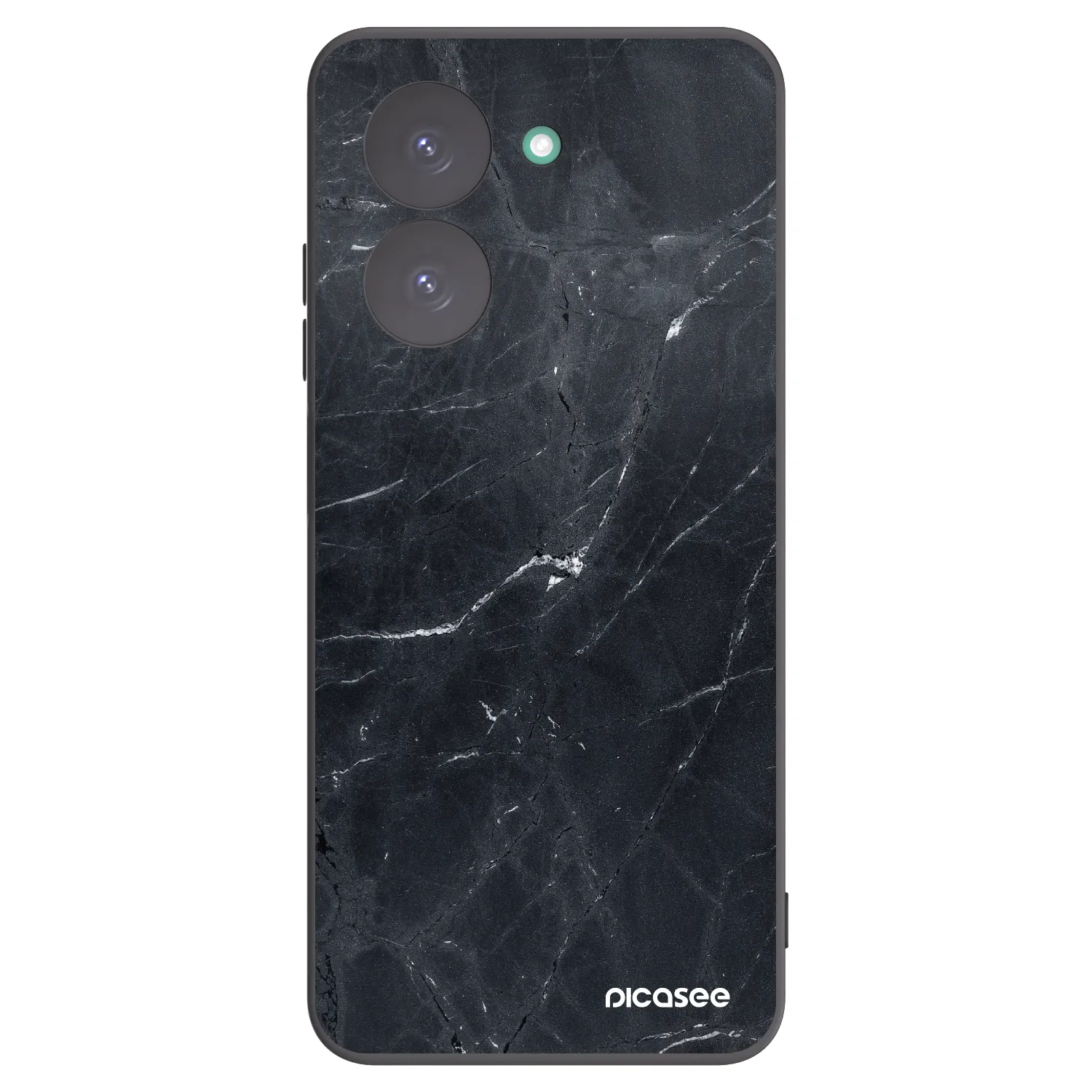 Picasee fekete szilikon tok az alábbi mobiltelefonokra Xiaomi Redmi A5 - Black marble