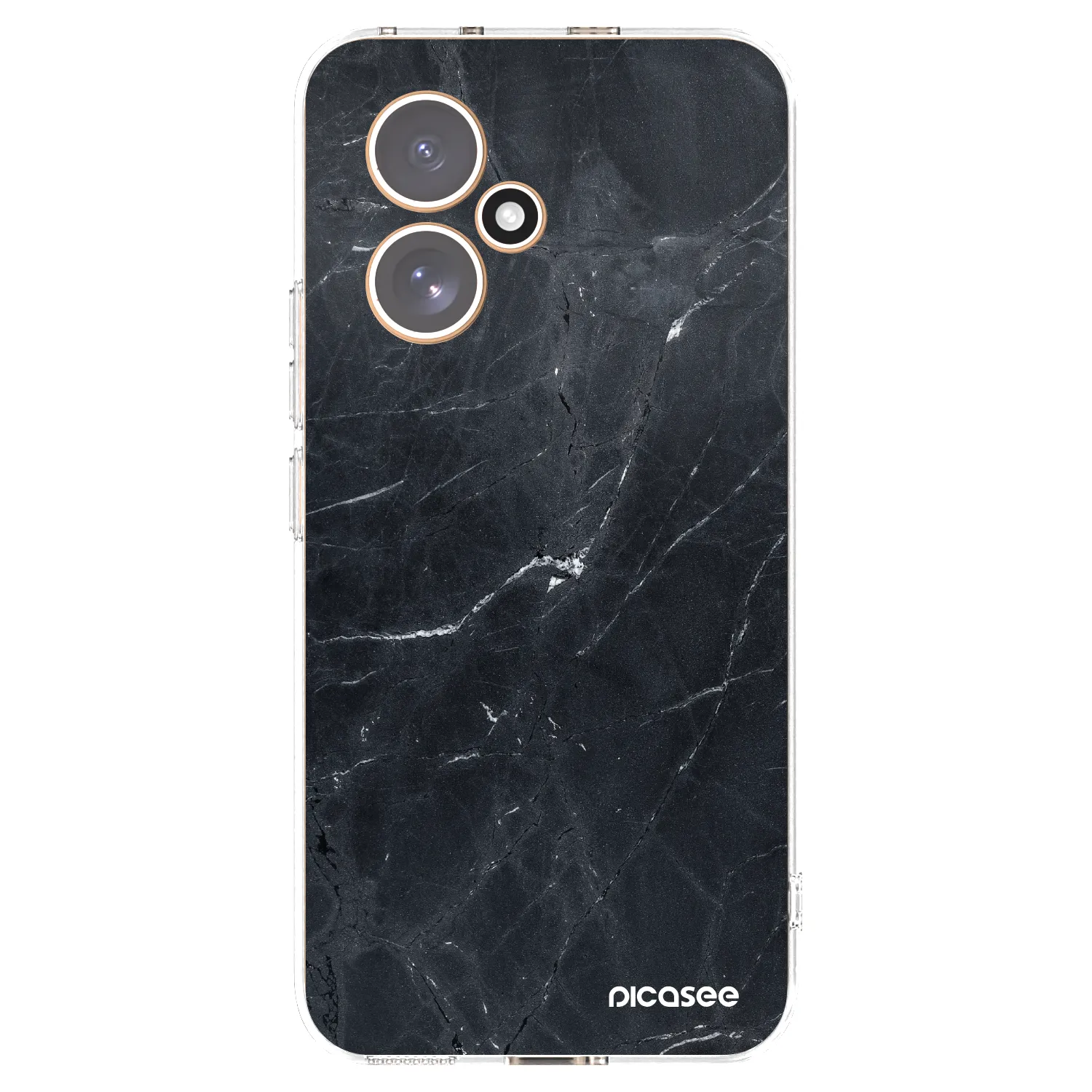 Picasee átlátszó szilikon tok az alábbi mobiltelefonokra Honor 400 5G - Black marble