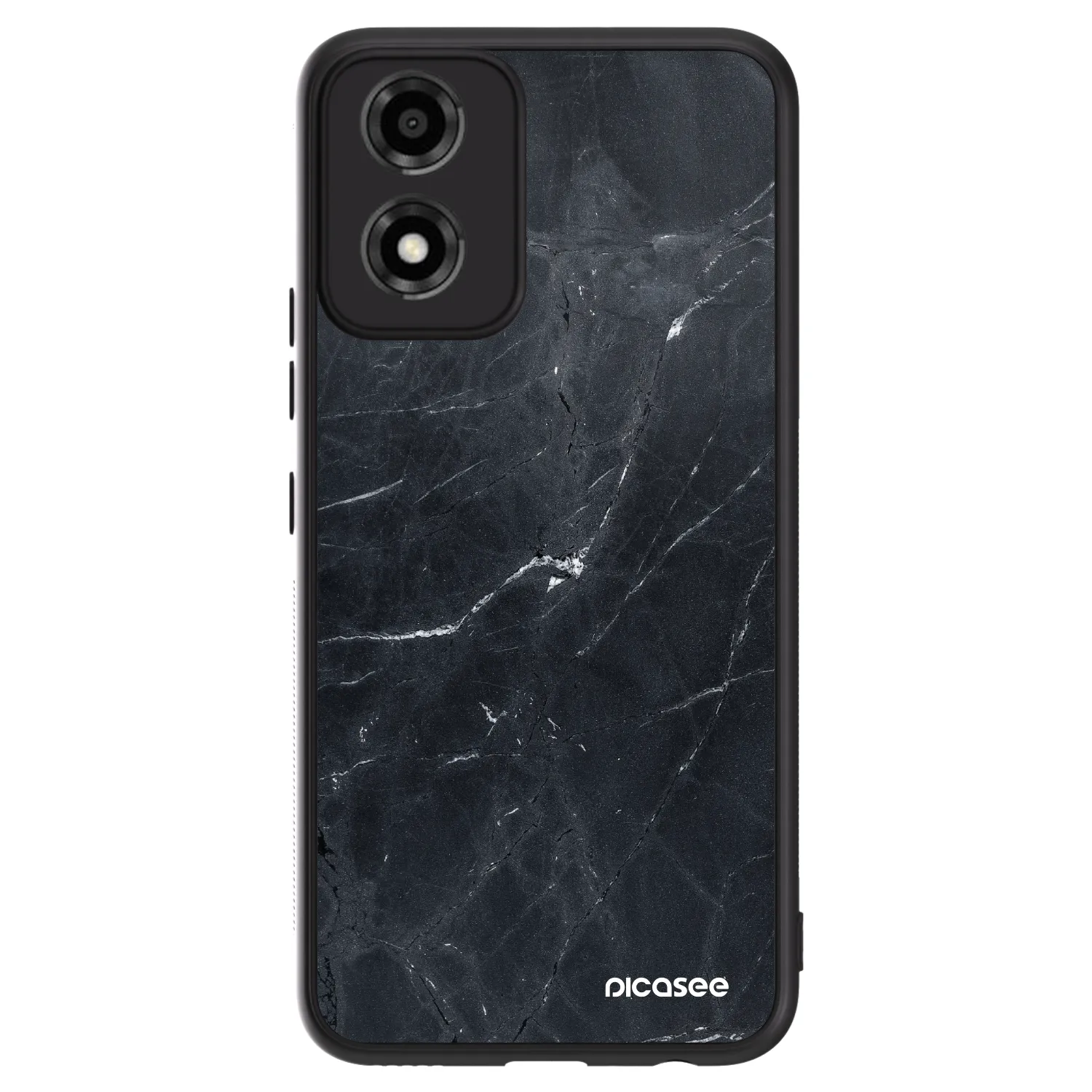 Picasee ULTIMATE CASE Motorola Moto E14 - készülékre - Black marble