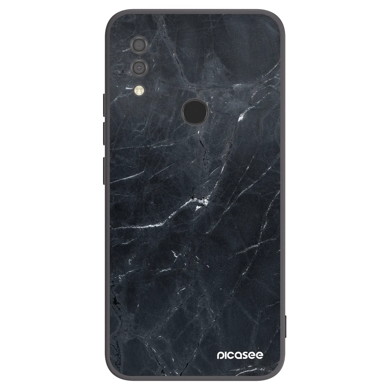 Picasee fekete szilikon tok az alábbi mobiltelefonokra Xiaomi Redmi 7 - Black marble