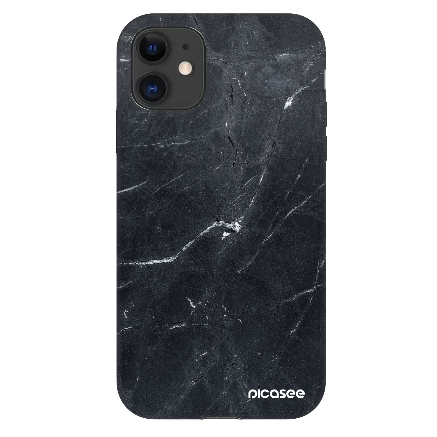 Picasee Fashion Case Apple iPhone 11 - Black marble