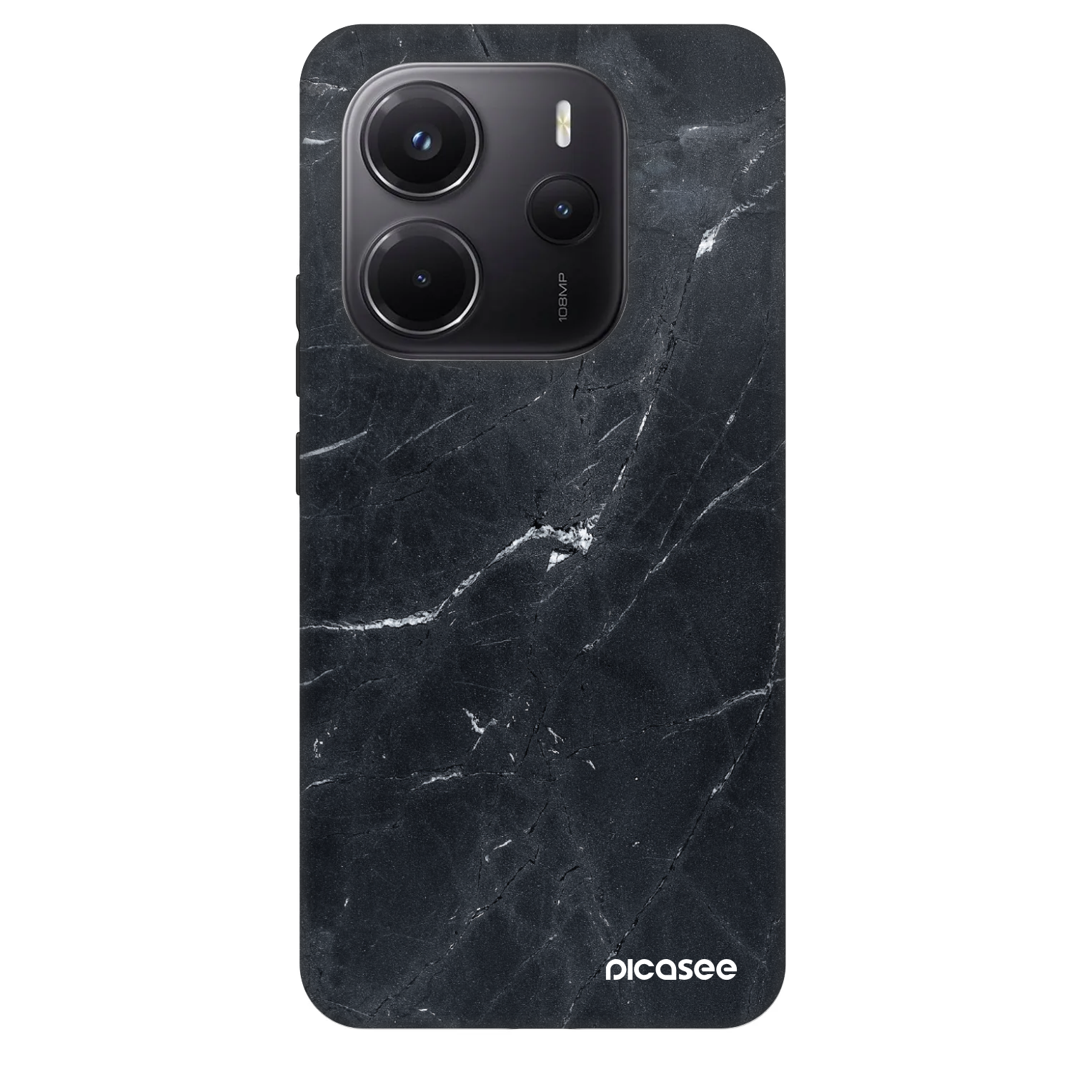 Picasee Fashion Case Xiaomi Redmi Note 14 5G - Black marble