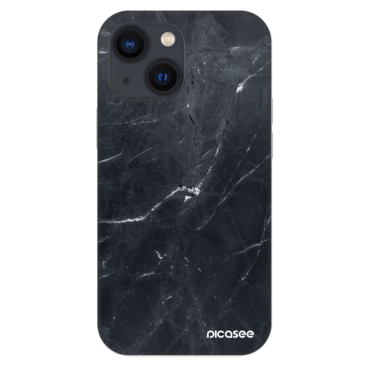 Picasee Fashion Case Apple iPhone 13 mini - Black marble