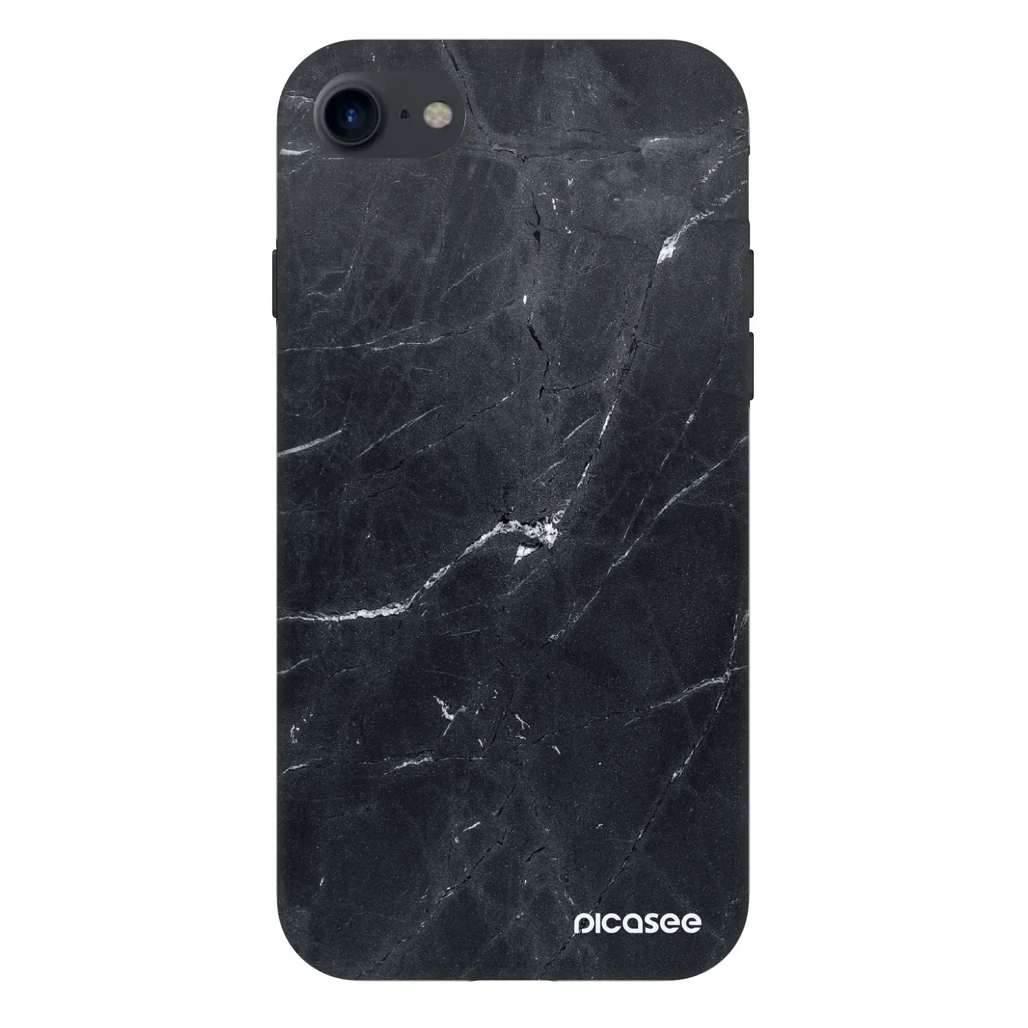 Picasee Fashion Case Apple iPhone 7 - Black marble