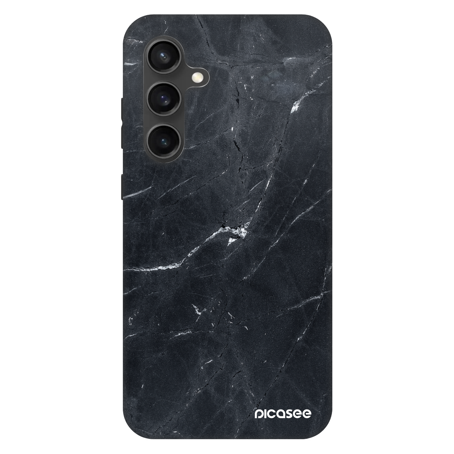 Picasee Fashion Case Samsung Galaxy S24 FE S721B - Black marble