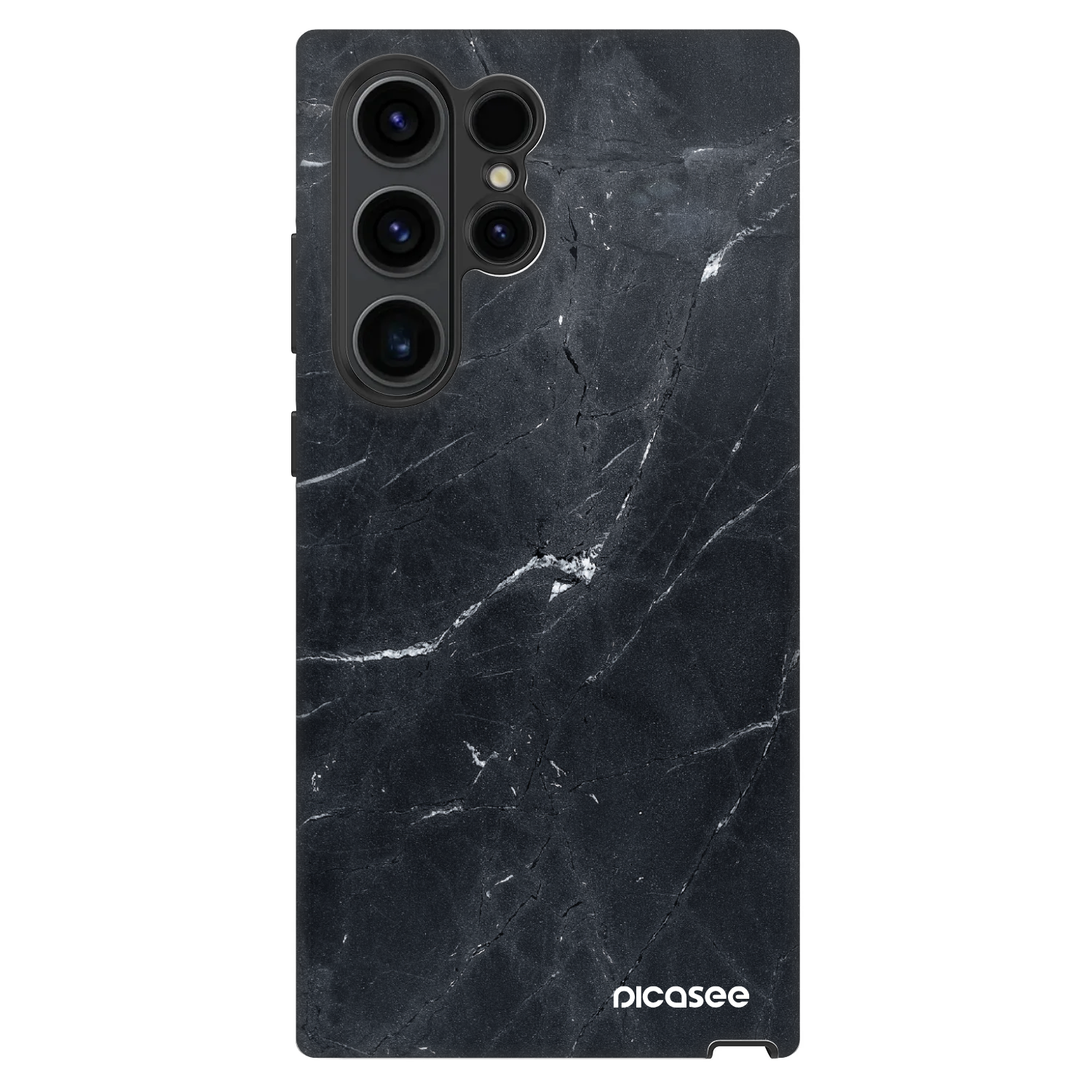 Picasee Fashion Case Samsung Galaxy S22 Ultra 5G - Black marble