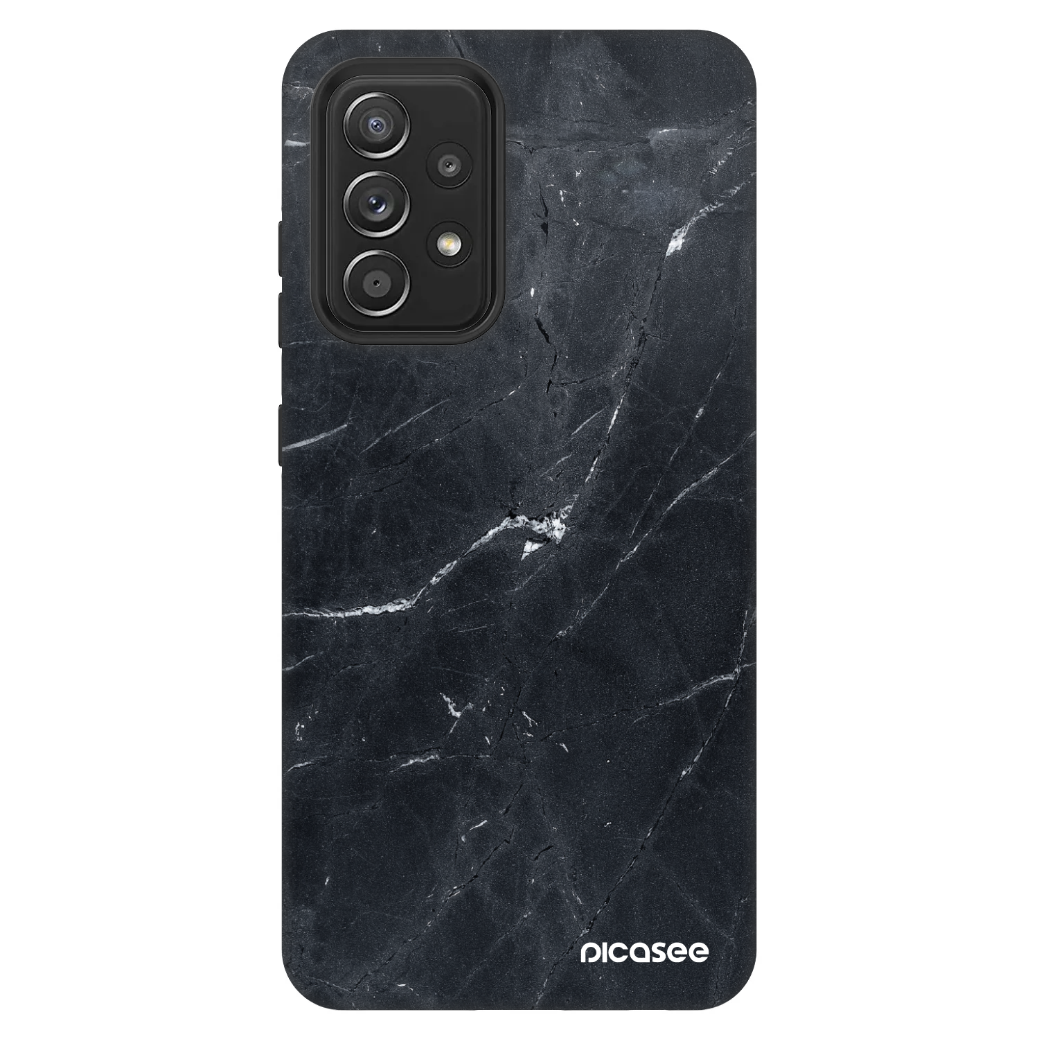 Picasee Fashion Case Samsung Galaxy A52s 5G A528B - Black marble