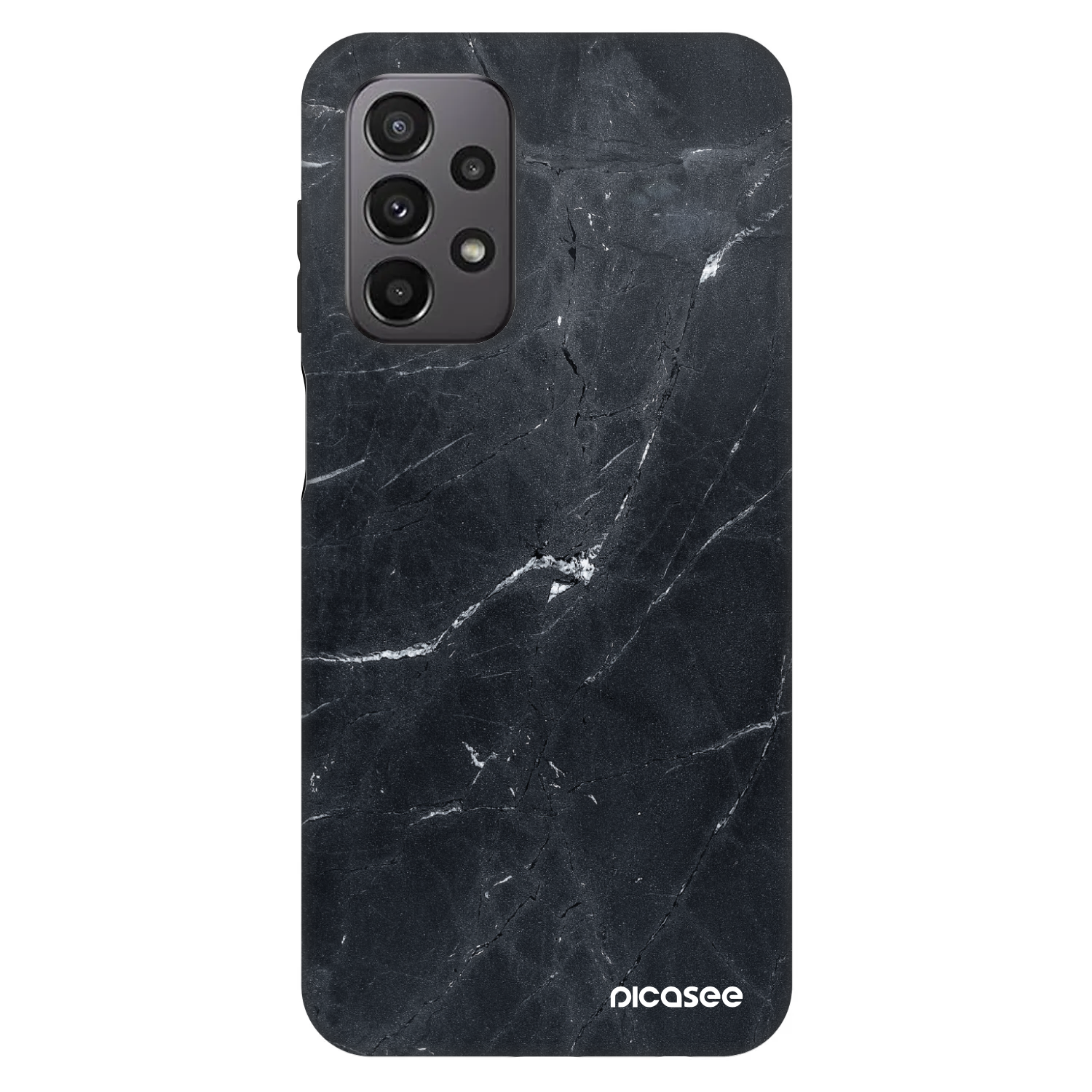 Picasee Fashion Case Samsung Galaxy A23 A236B 5G - Black marble