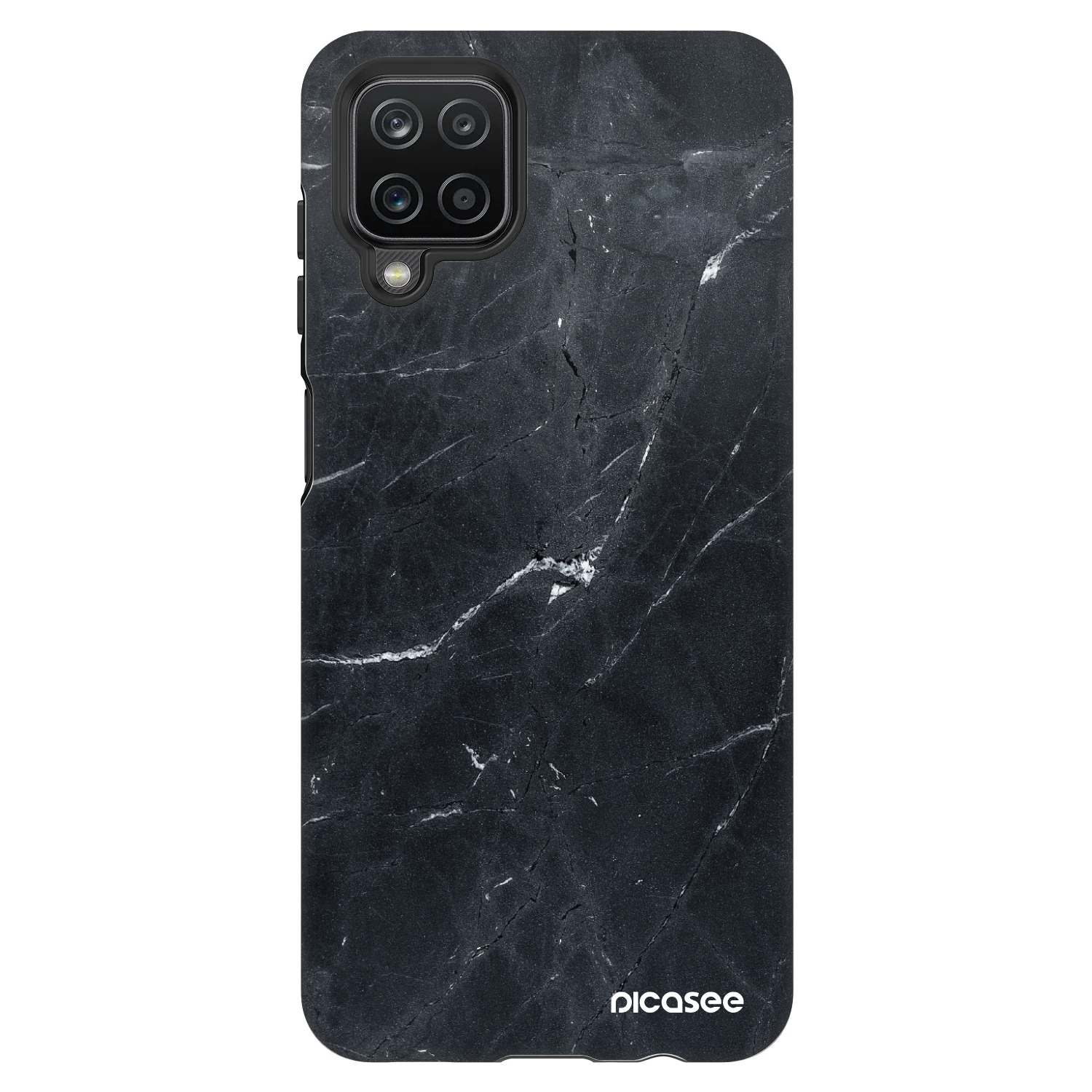 Picasee Fashion Case Samsung Galaxy A12 A125F - Black marble
