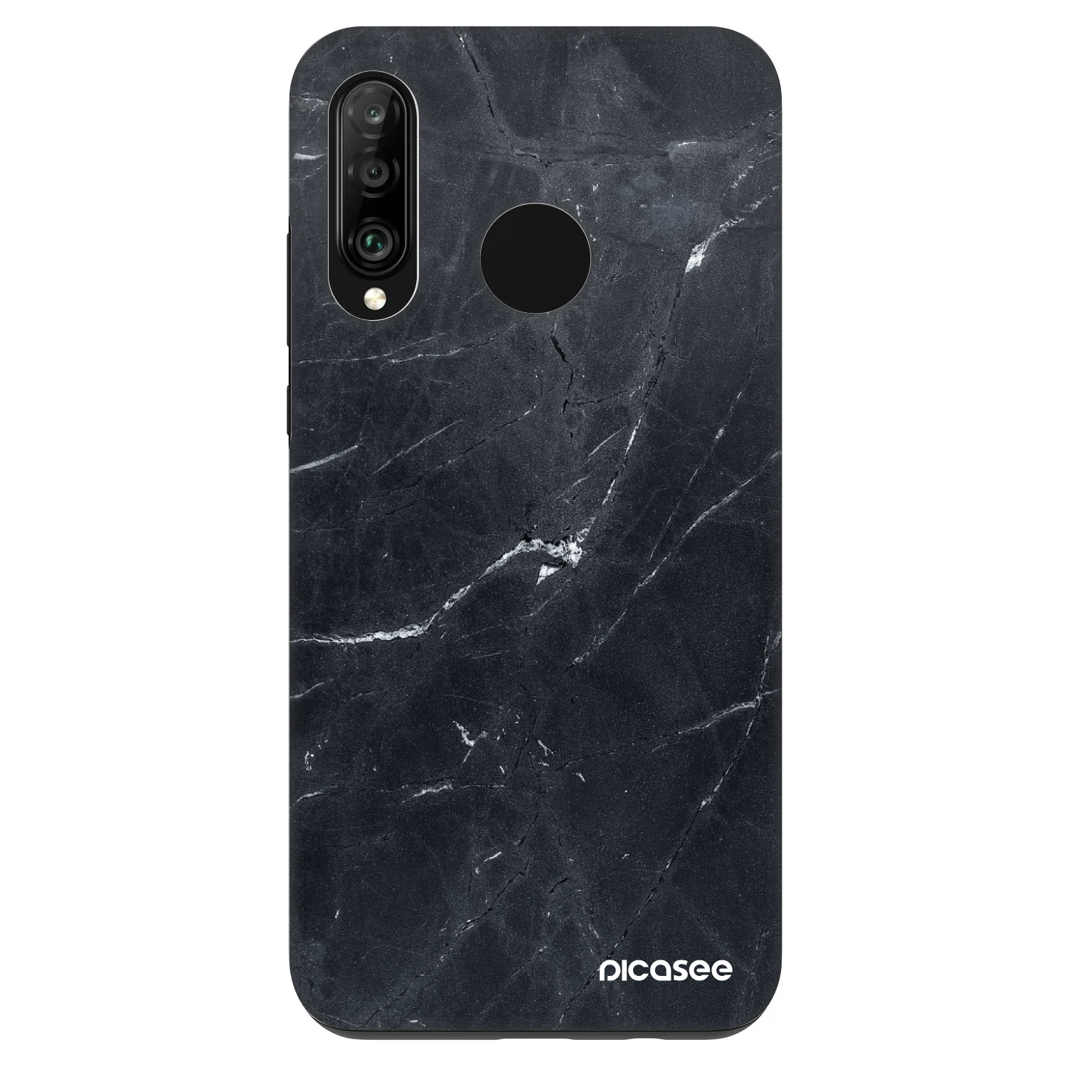 Picasee Fashion Case Huawei P30 Lite - Black marble