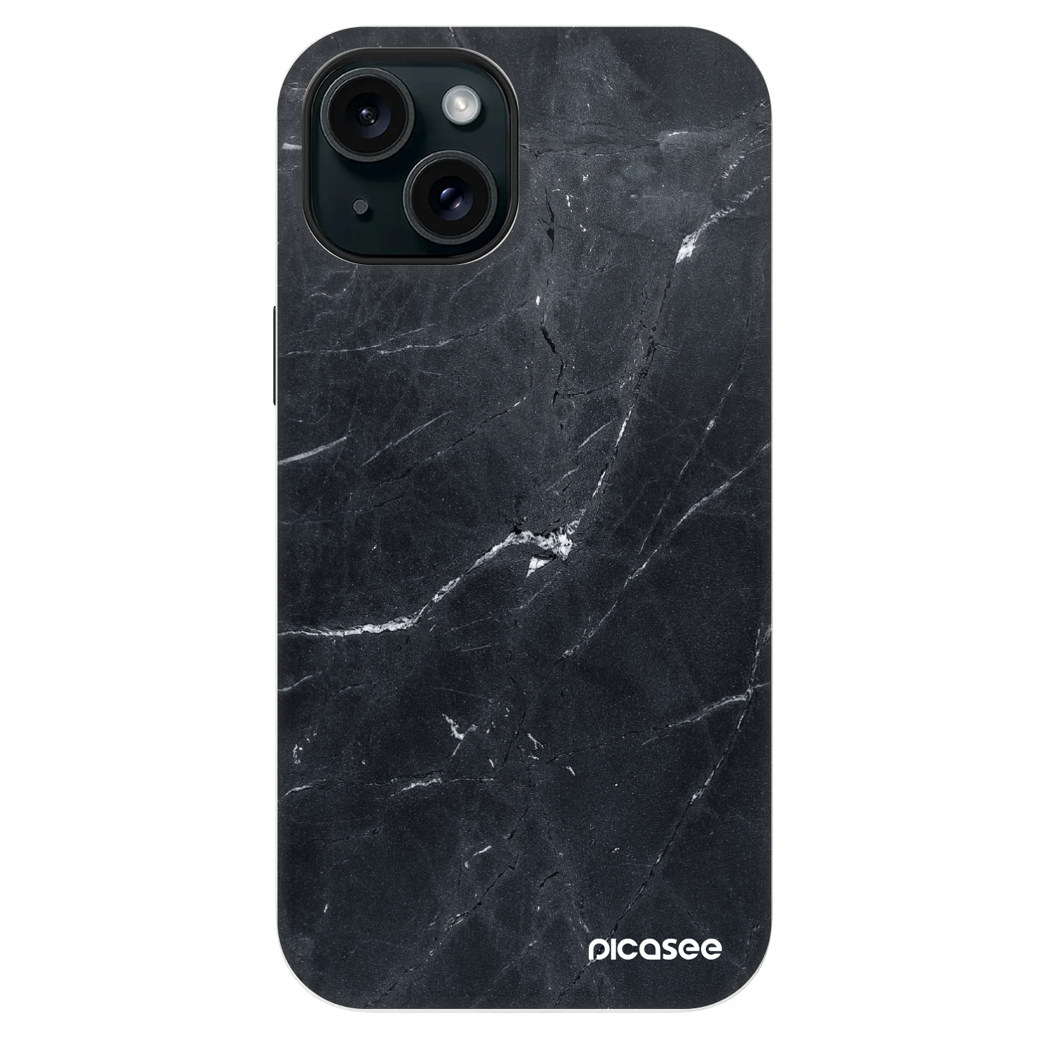 Picasee Fashion Case MagSafe Apple iPhone 13 - Black marble