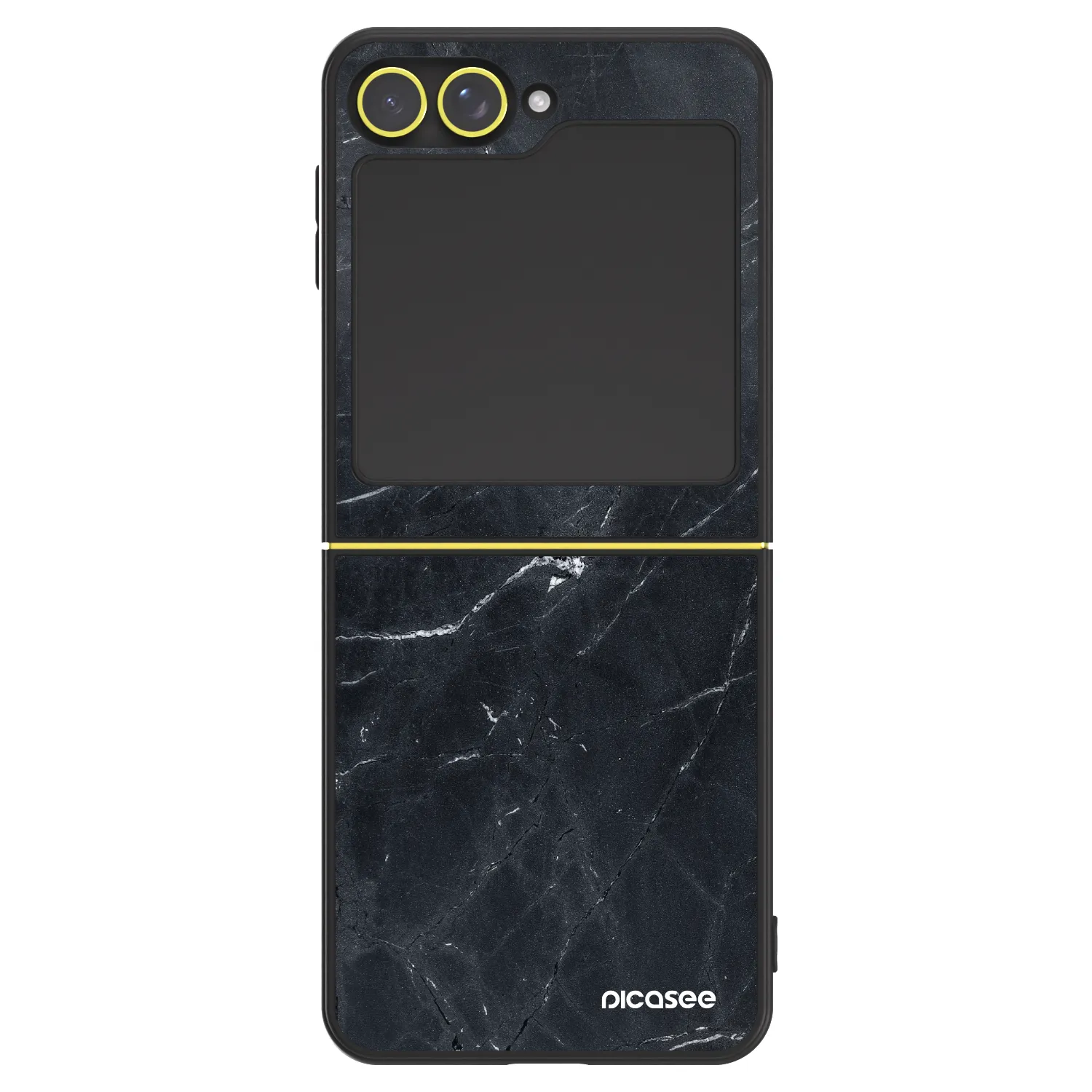 Picasee ULTIMATE CASE Samsung Galaxy Z Flip7 FE 5G - készülékre - Black marble