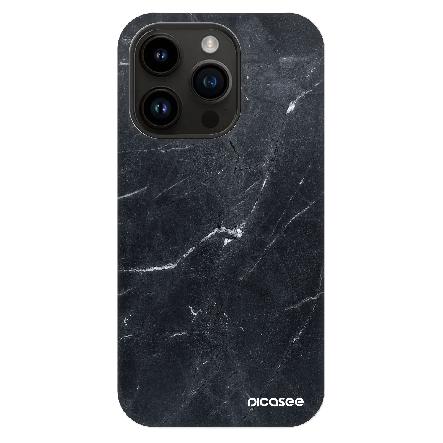 Picasee Fashion Case MagSafe Apple iPhone 14 Pro - Black marble