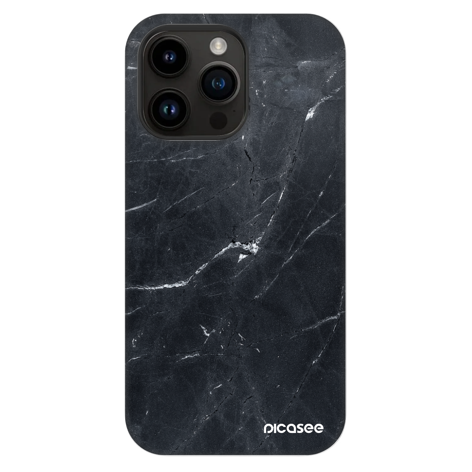 Picasee Fashion Case MagSafe Apple iPhone 14 Pro Max - Black marble