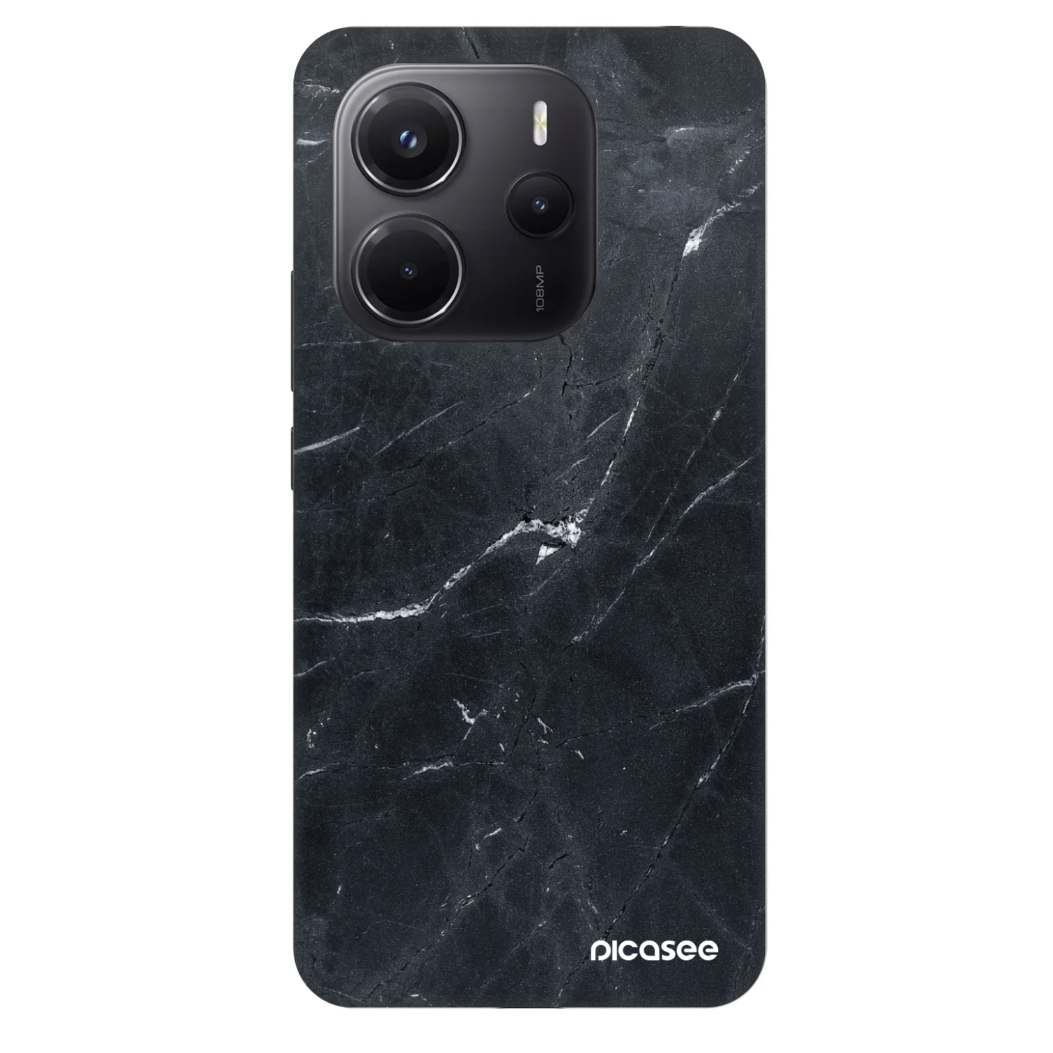 Picasee Fashion Case Xiaomi Redmi Note 14 4G - Black marble