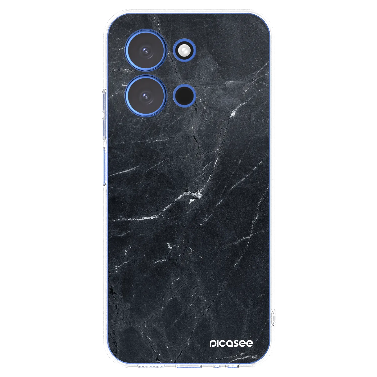 Picasee átlátszó szilikon tok az alábbi mobiltelefonokra Xiaomi Redmi 15C 4G - Black marble