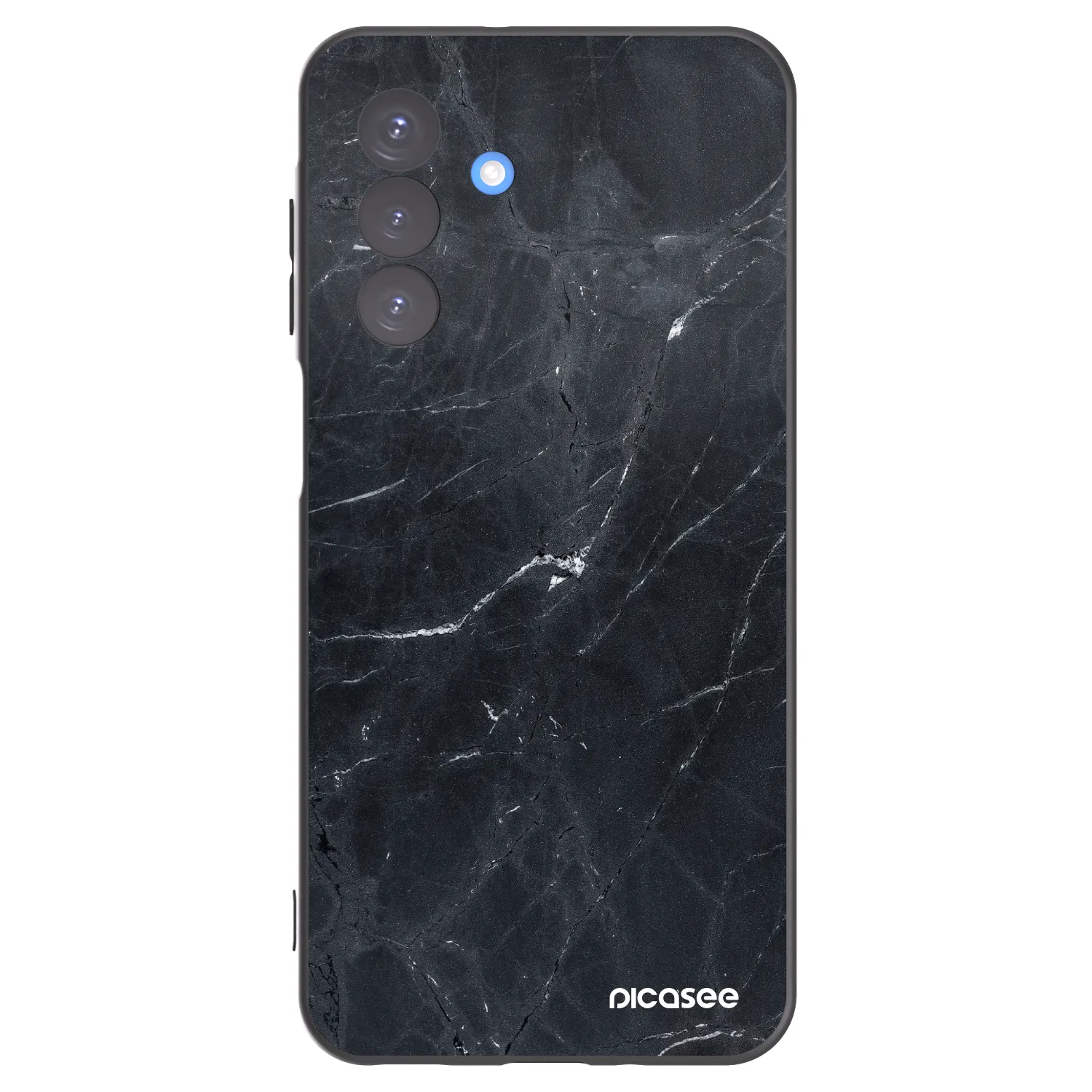 Picasee fekete szilikon tok az alábbi mobiltelefonokra Samsung Galaxy A17 5G - Black marble