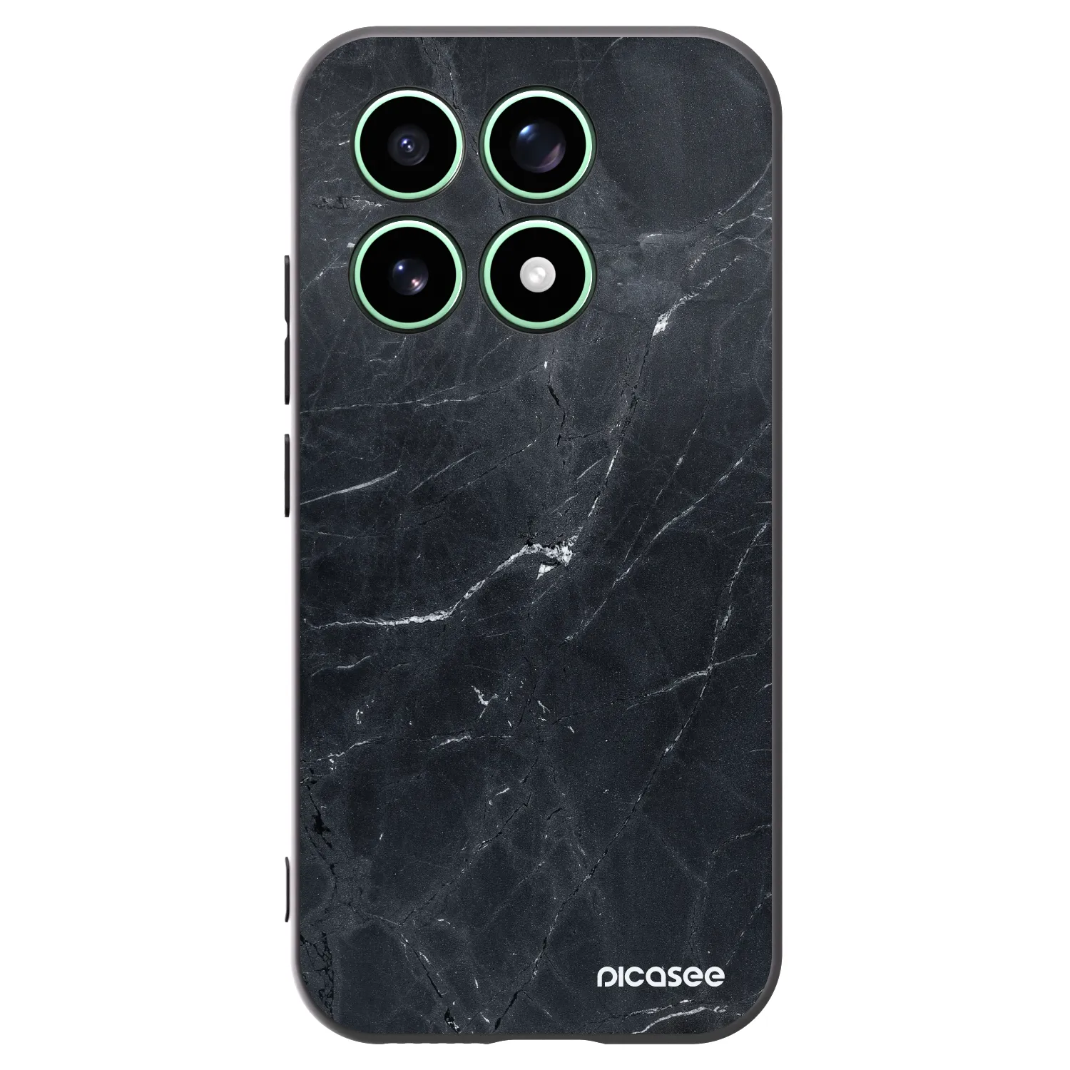 Picasee fekete szilikon tok az alábbi mobiltelefonokra Xiaomi 17 - Black marble
