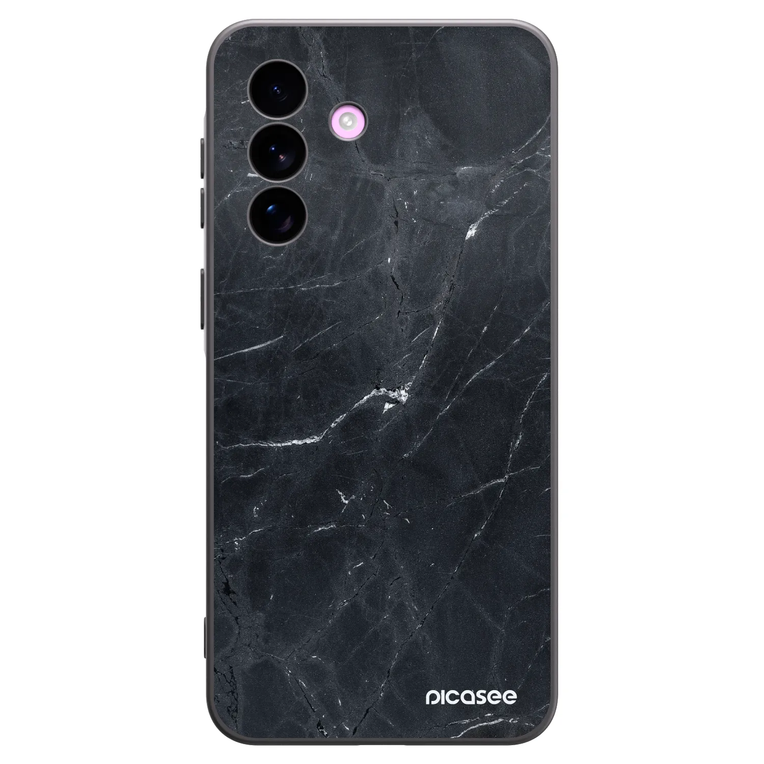 Picasee fekete szilikon tok az alábbi mobiltelefonokra Samsung Galaxy A57 5G - Black marble