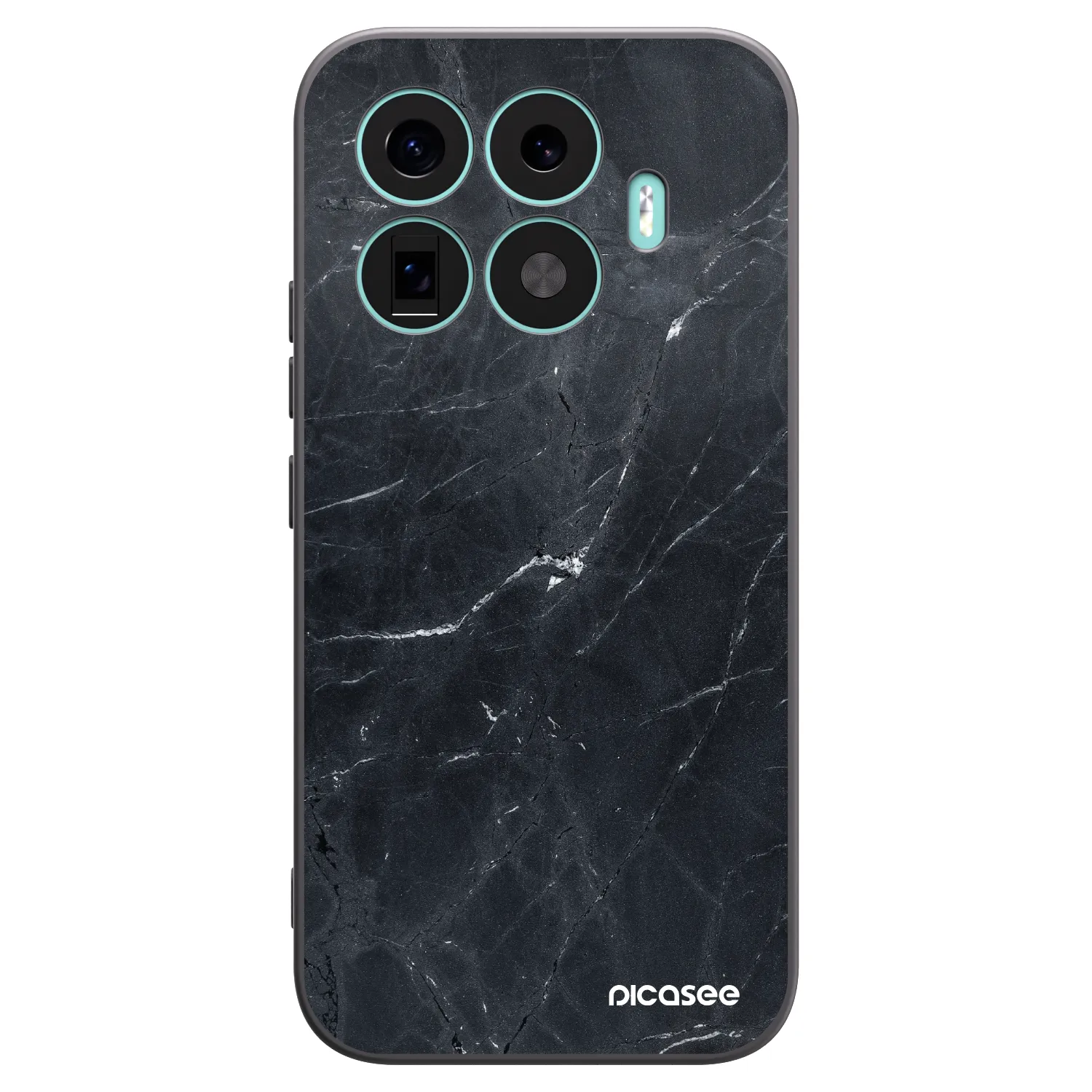 Picasee fekete szilikon tok az alábbi mobiltelefonokra Xiaomi 17T - Black marble