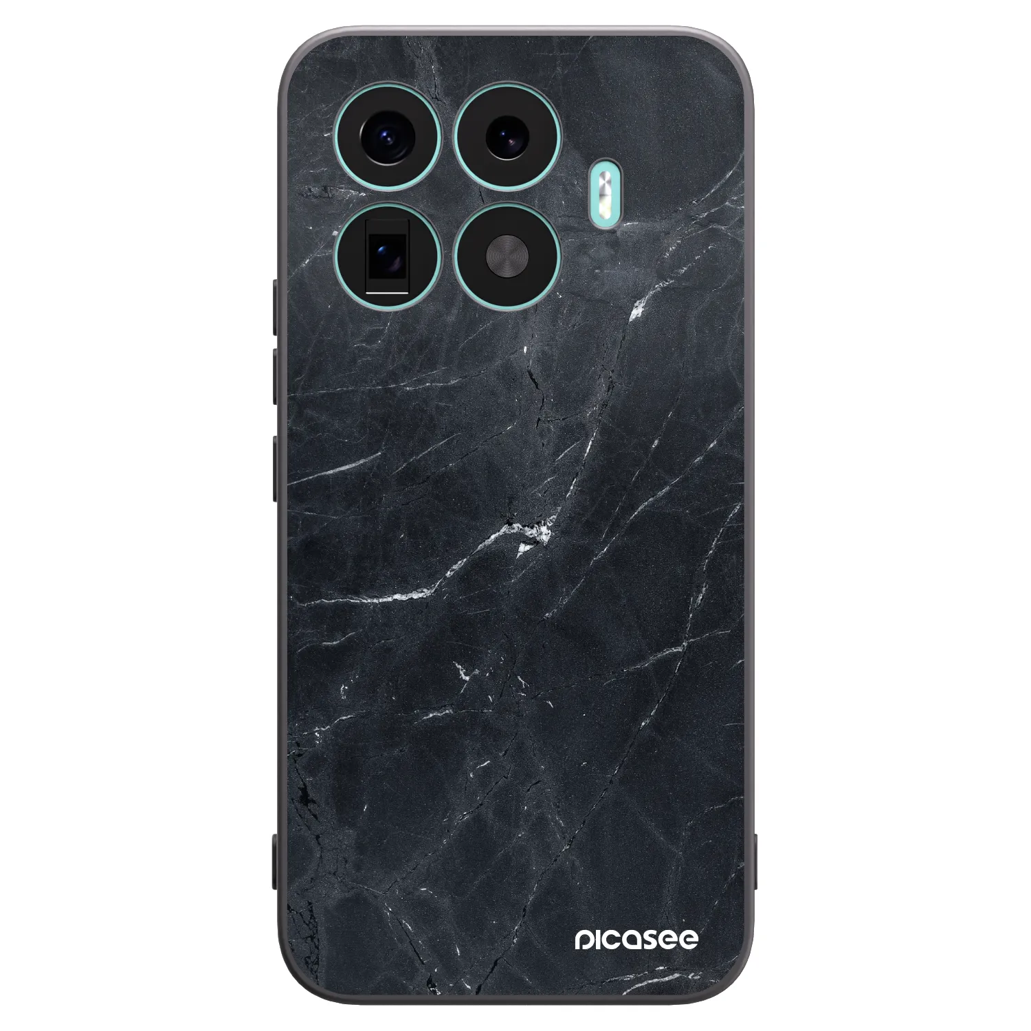 Picasee fekete szilikon tok az alábbi mobiltelefonokra Xiaomi 17T Pro - Black marble