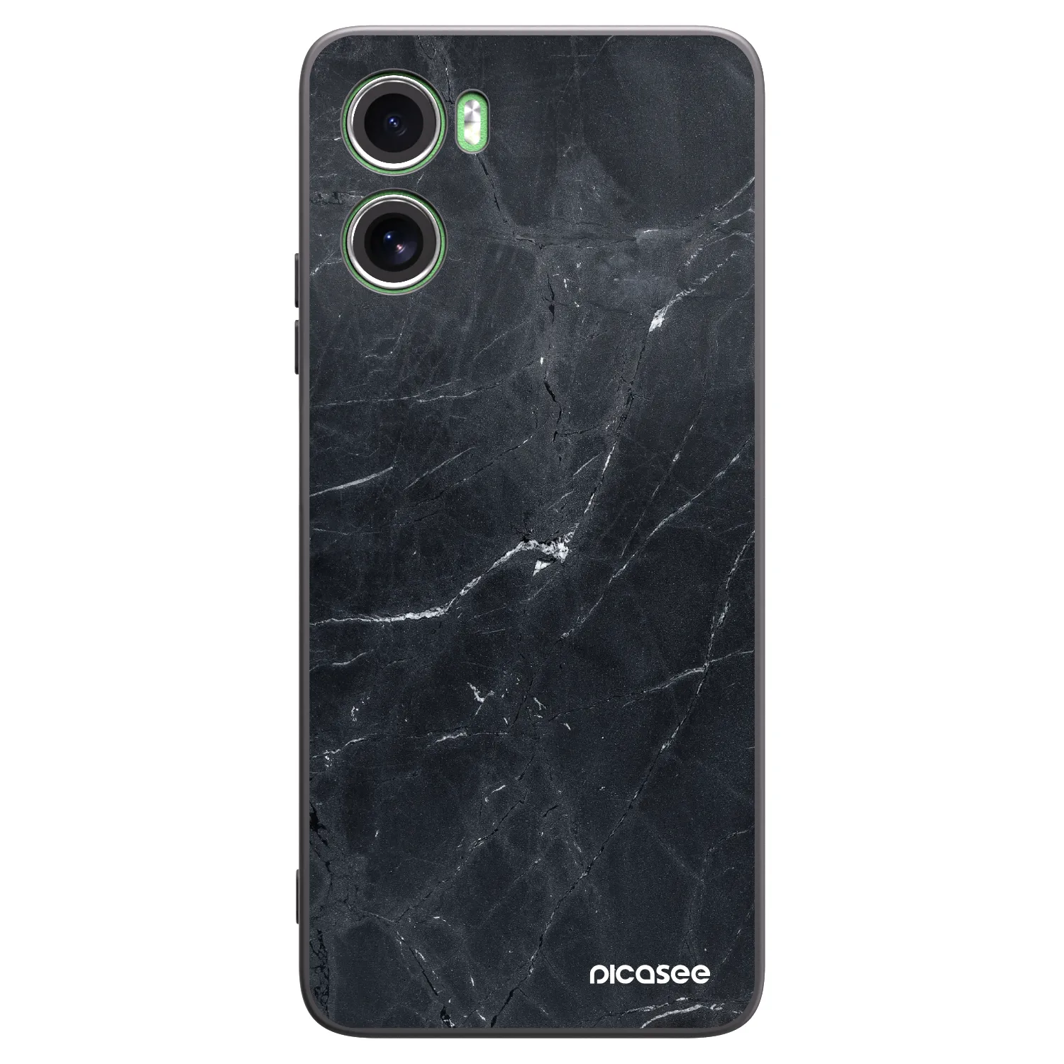 Picasee fekete szilikon tok az alábbi mobiltelefonokra Motorola Moto G06 - Black marble