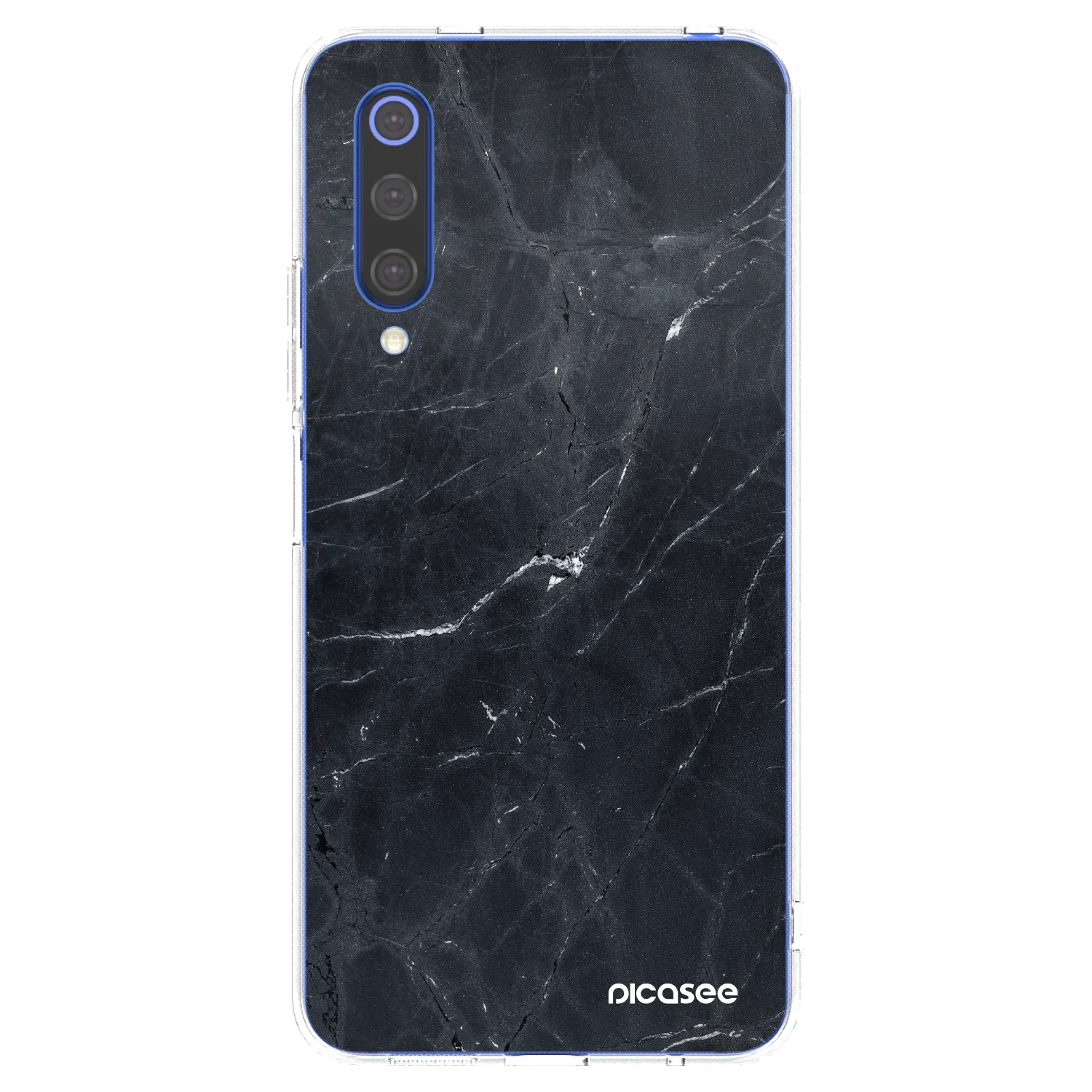 Picasee átlátszó szilikon tok az alábbi mobiltelefonokra Xiaomi Mi 9 SE - Black marble