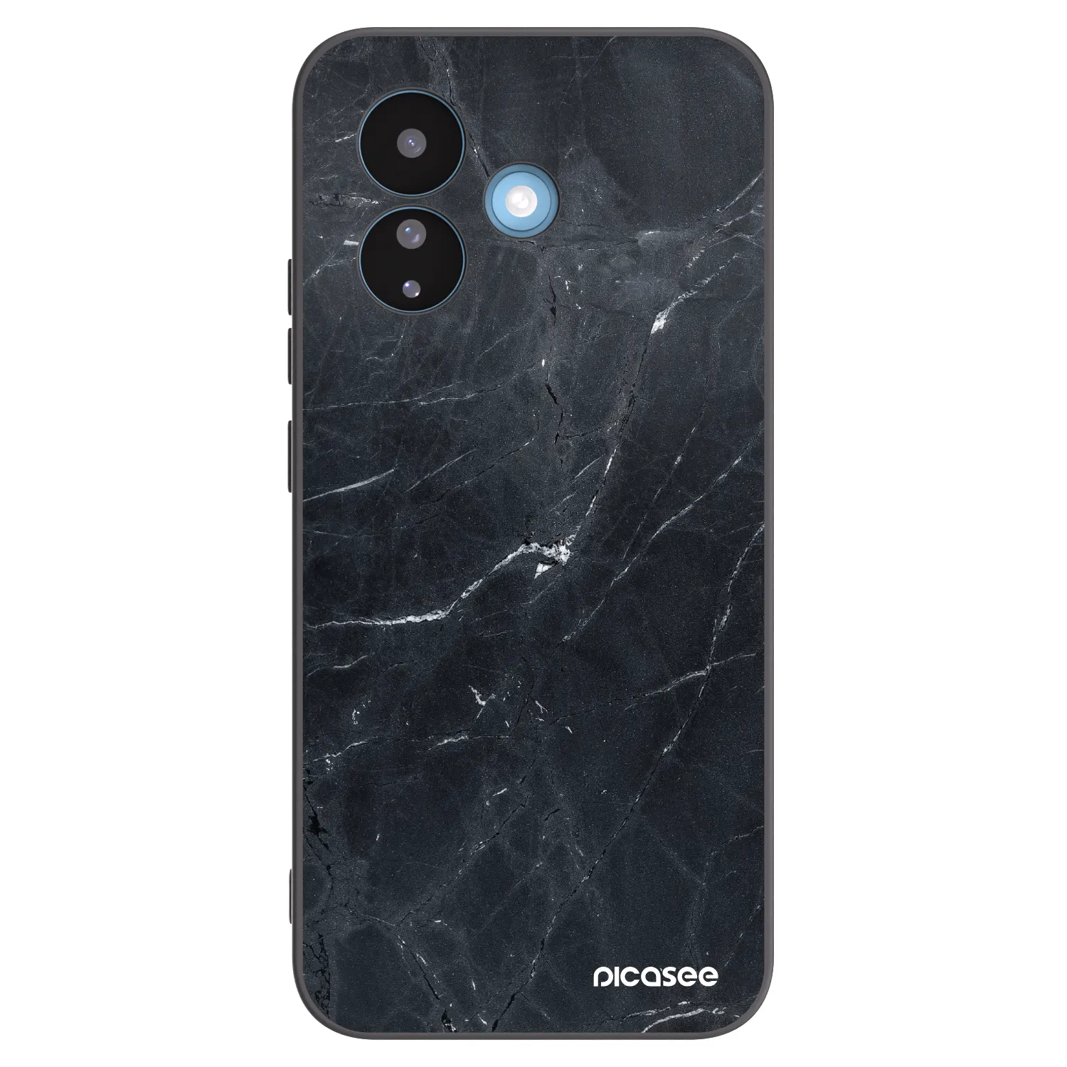 Picasee fekete szilikon tok az alábbi mobiltelefonokra Xiaomi Redmi Note 17 Pro 5G - Black marble